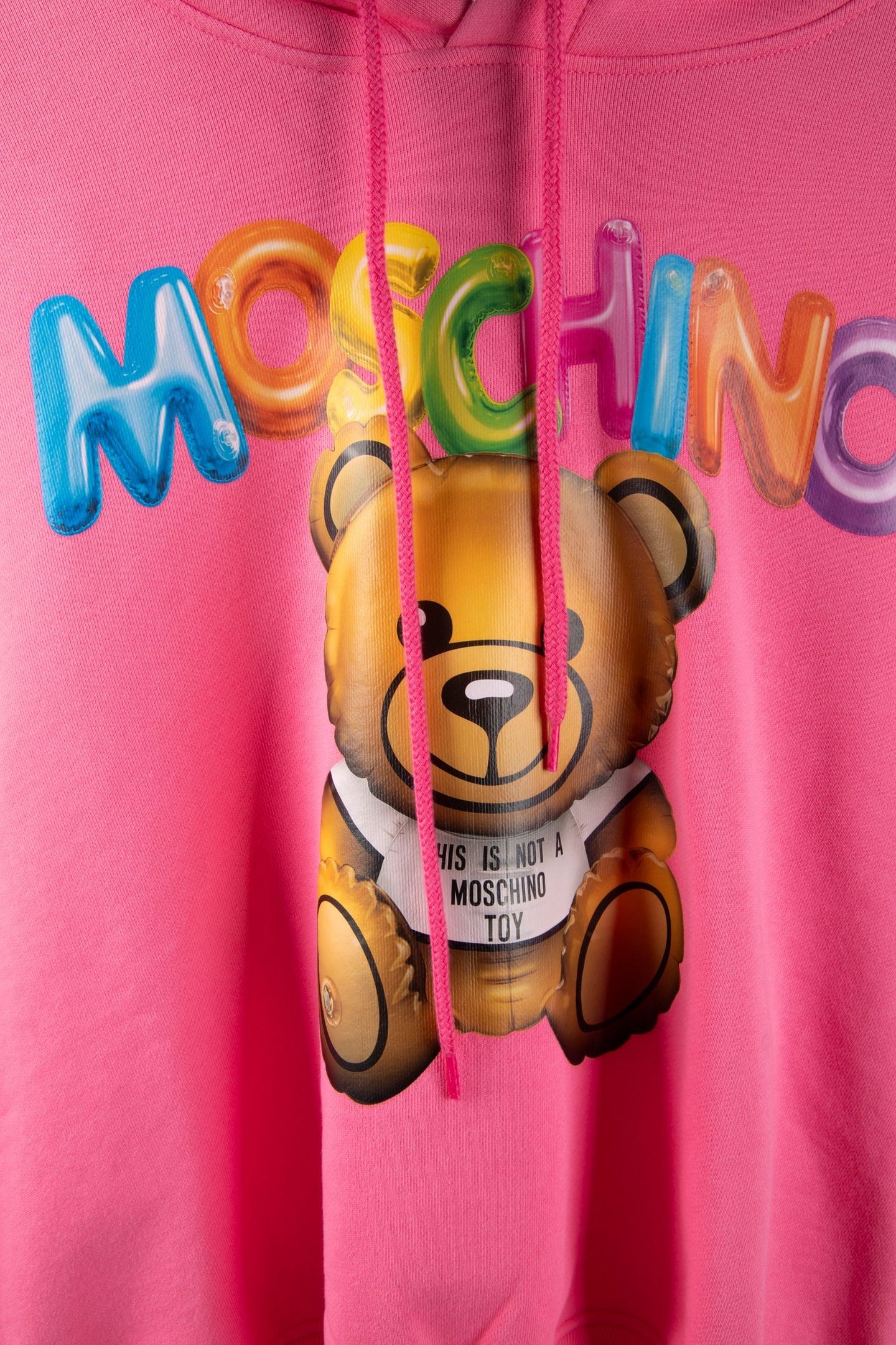 INFLATABLE TEDDY BEAR HOODIE PINK 4