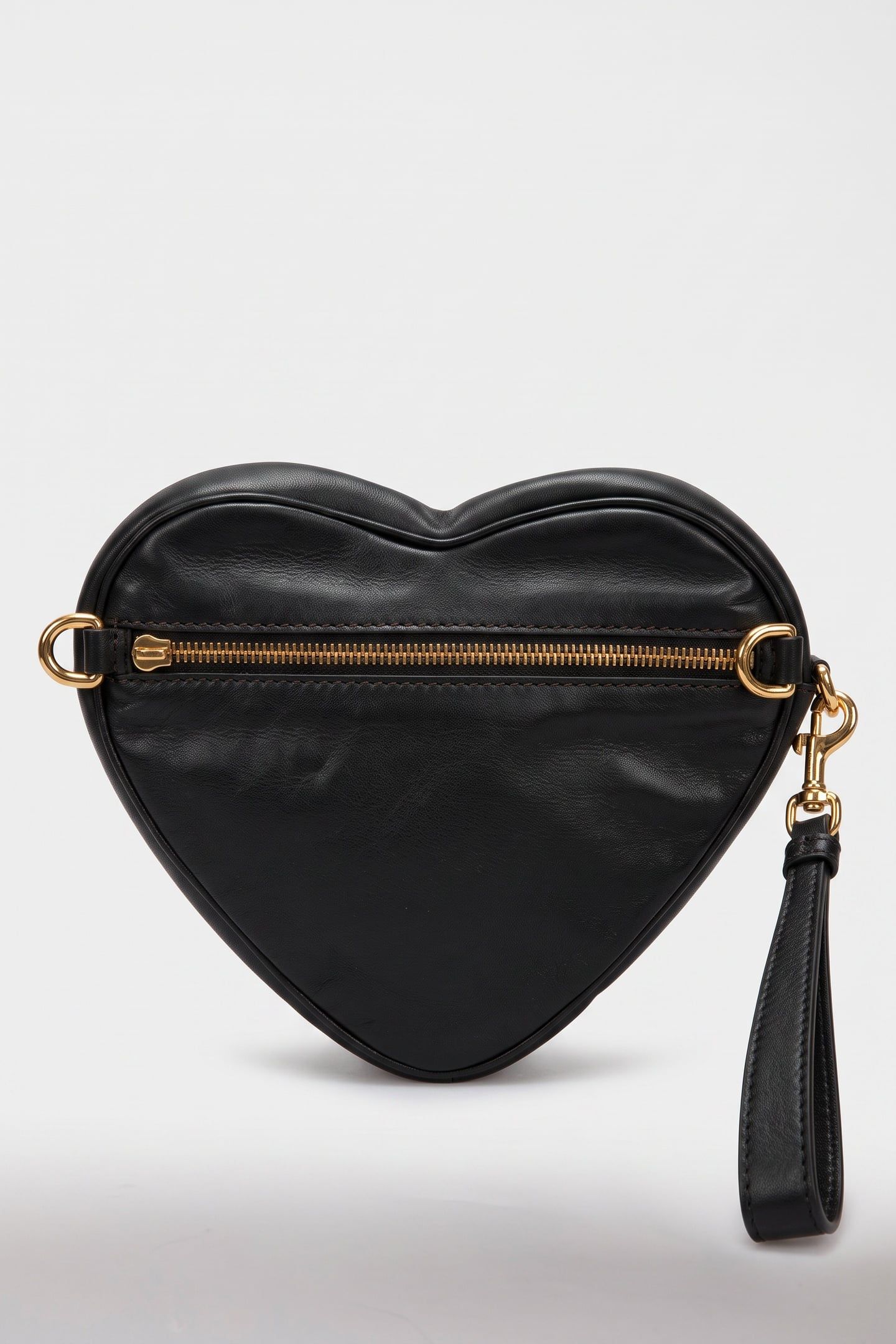 HEART BAG IN CALFSKIN MOSCHINO BELT BLACK 2