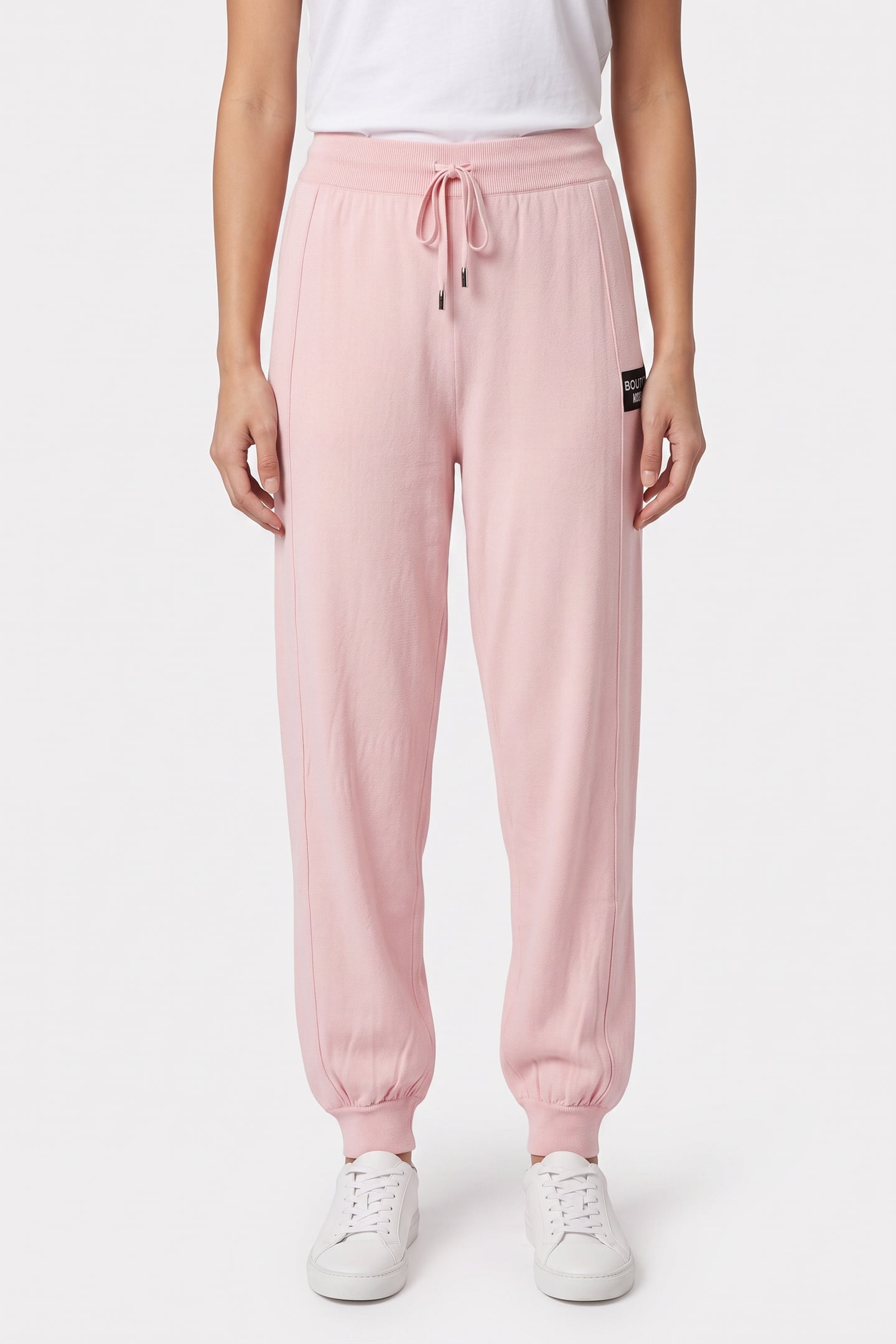 KNITTED TROUSERS PINK 1