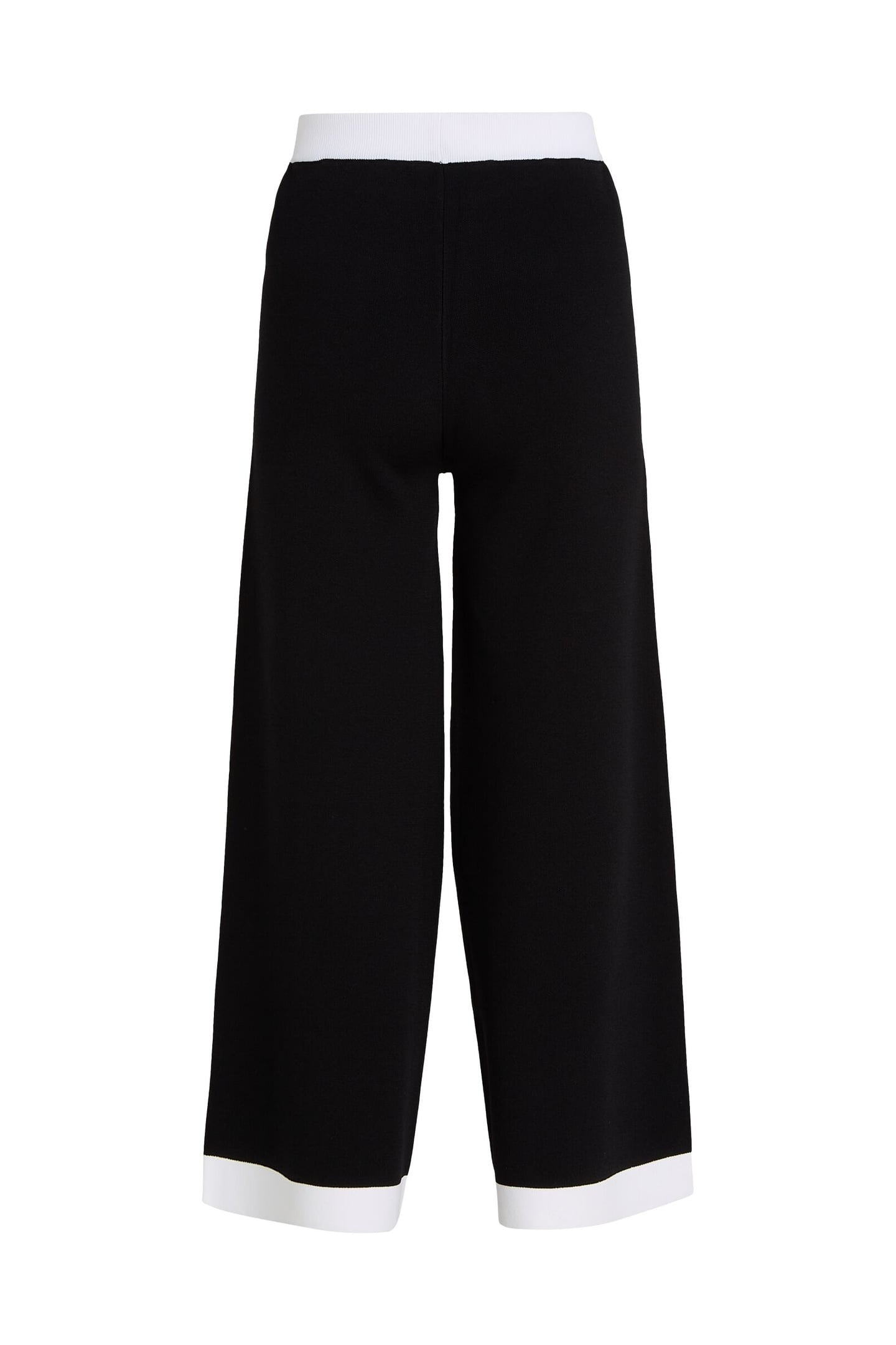 CLASSIC KNIT PANTS BLACK/WHITE 5