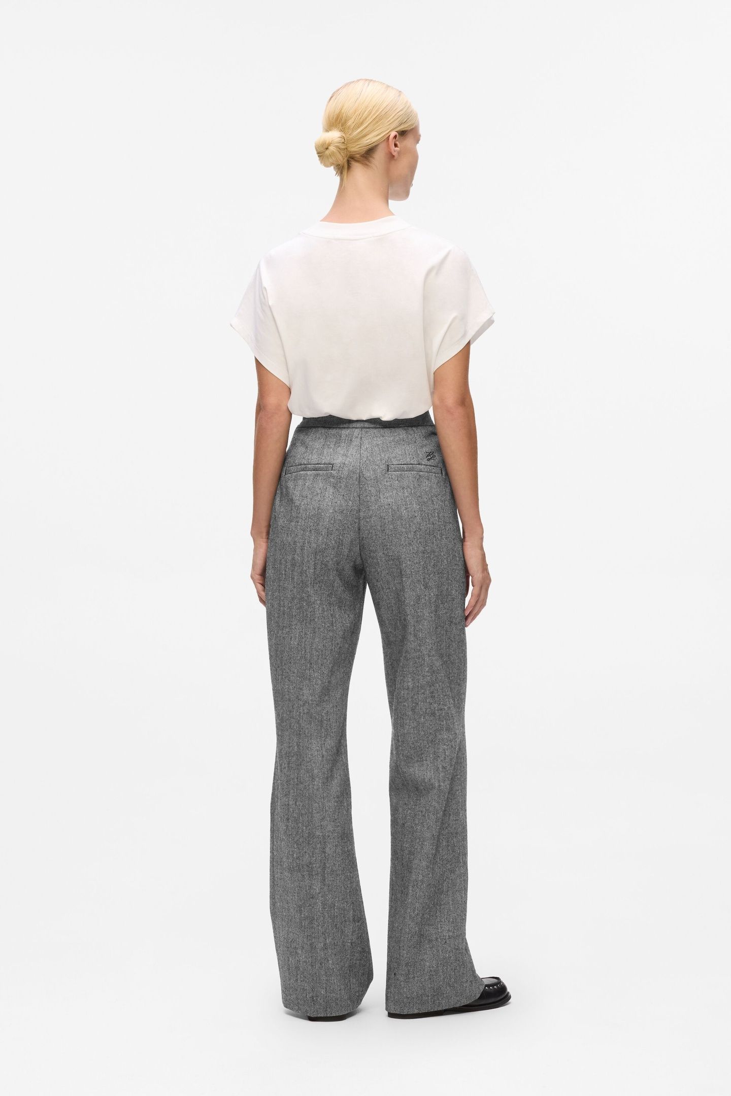 TWEED PANTS GREY/BLACK 3