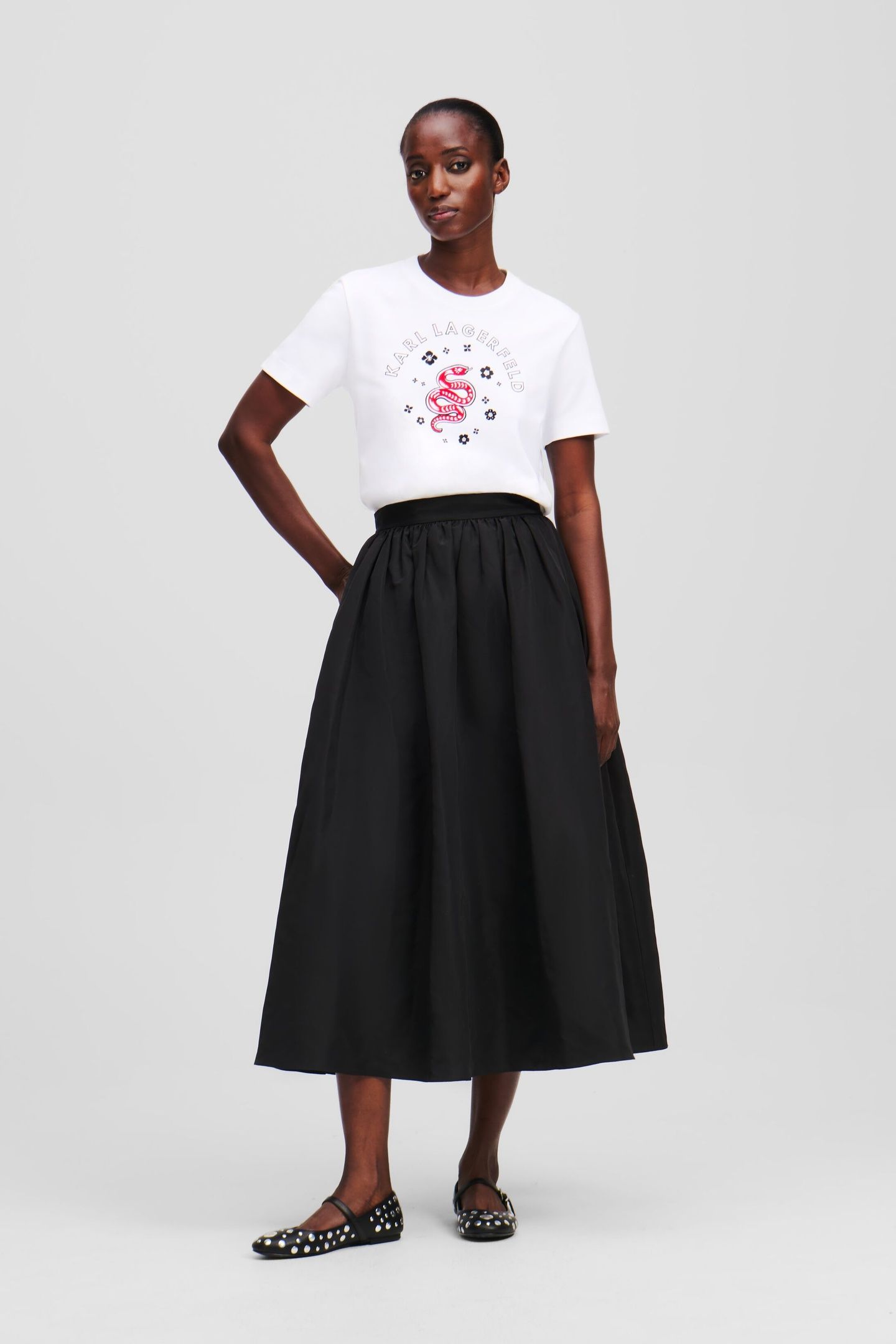 VOLUMINOUS SKIRT BLACK 2