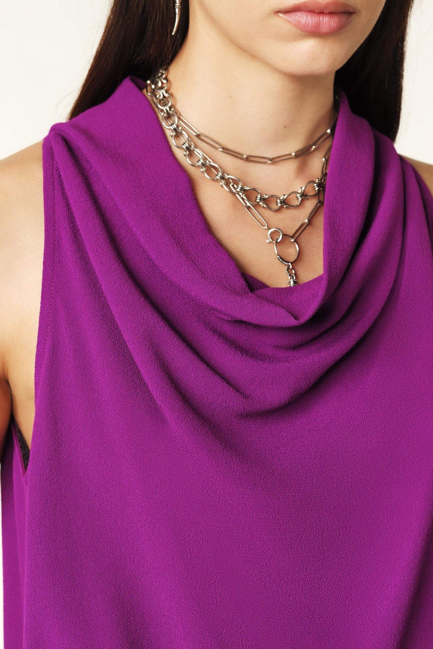 SLEEVELESS TOP VIOLET 5