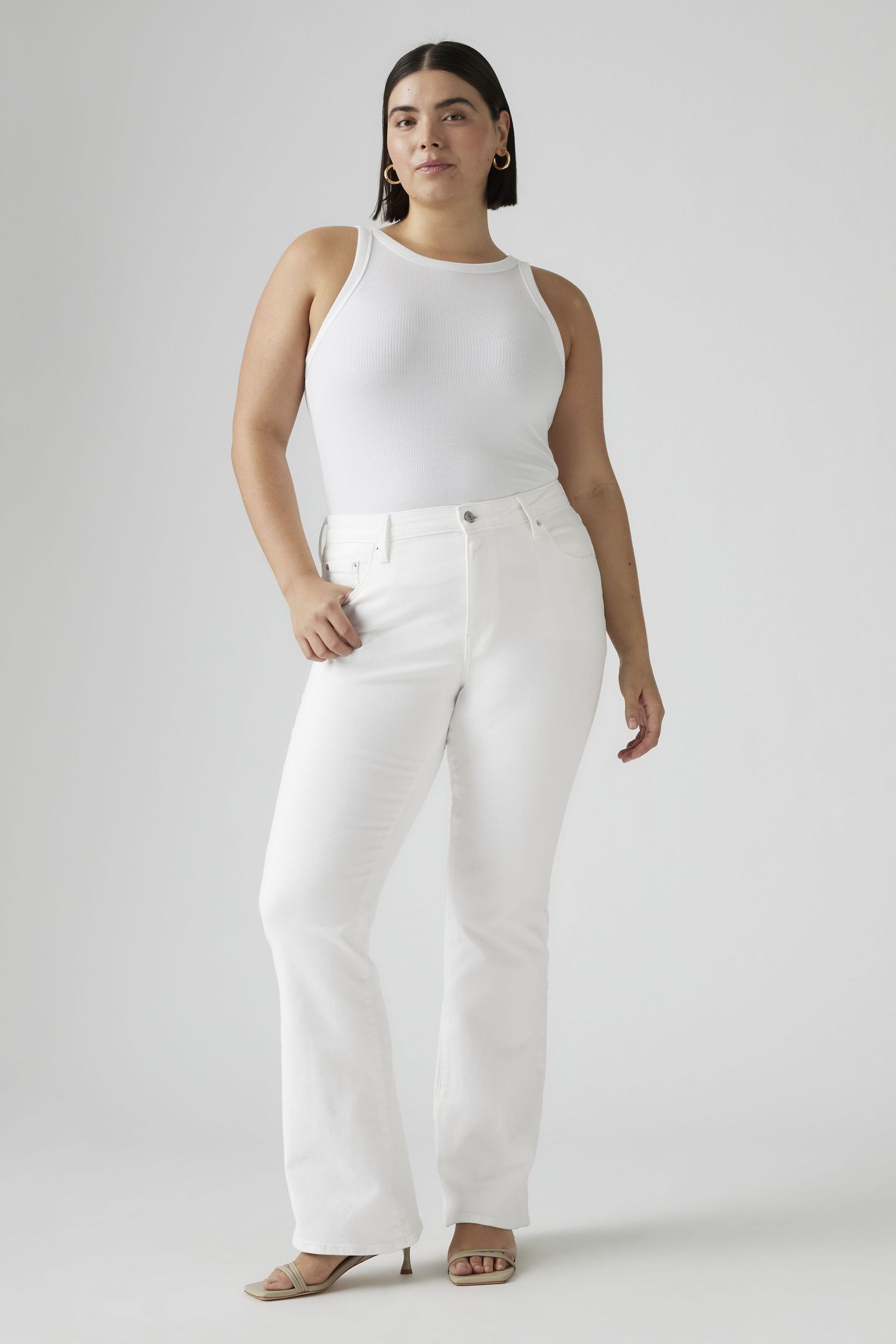 726 HIGH RISE FLARE JEANS 1