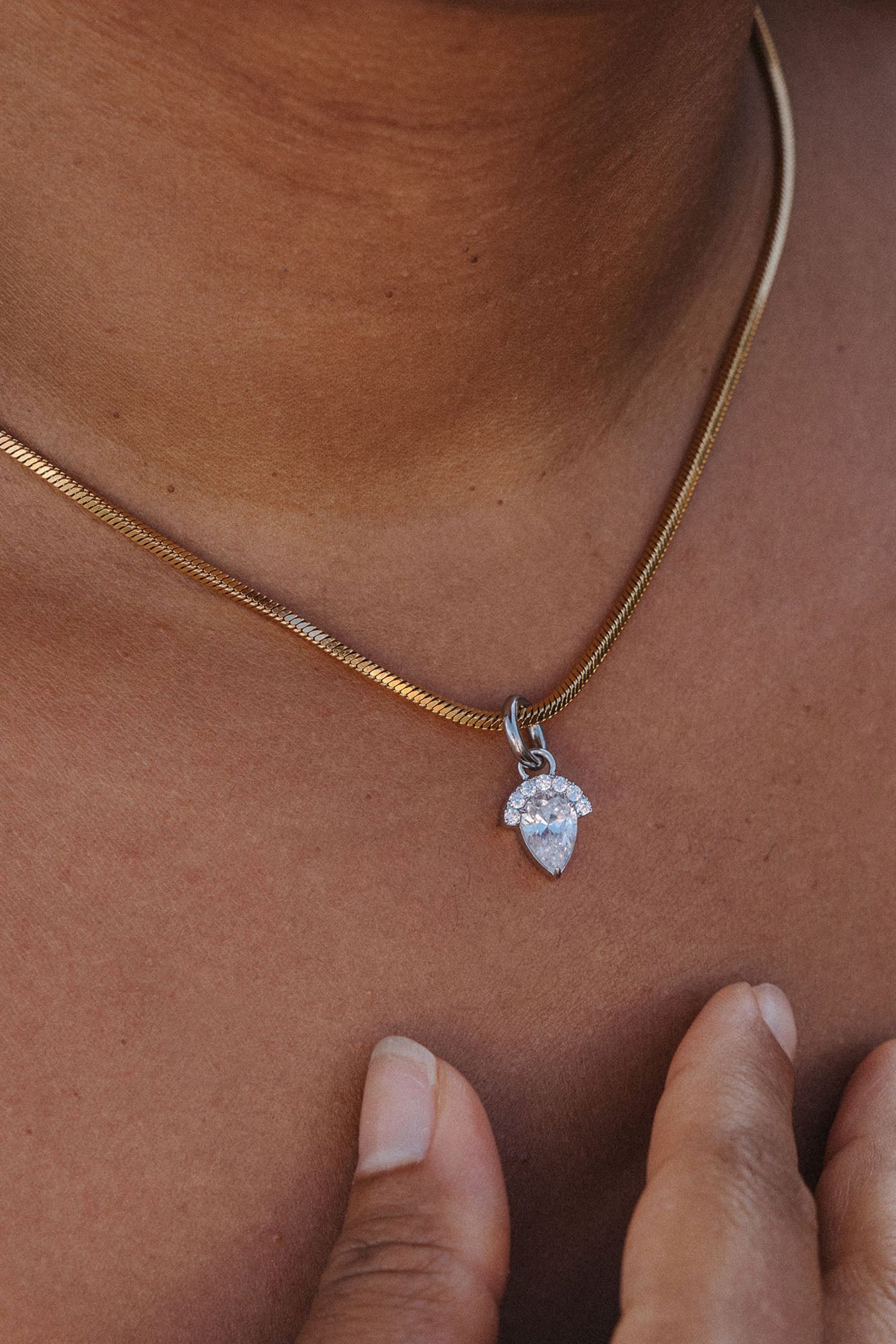 ETERNAL FLAME CHARM SILVER 2