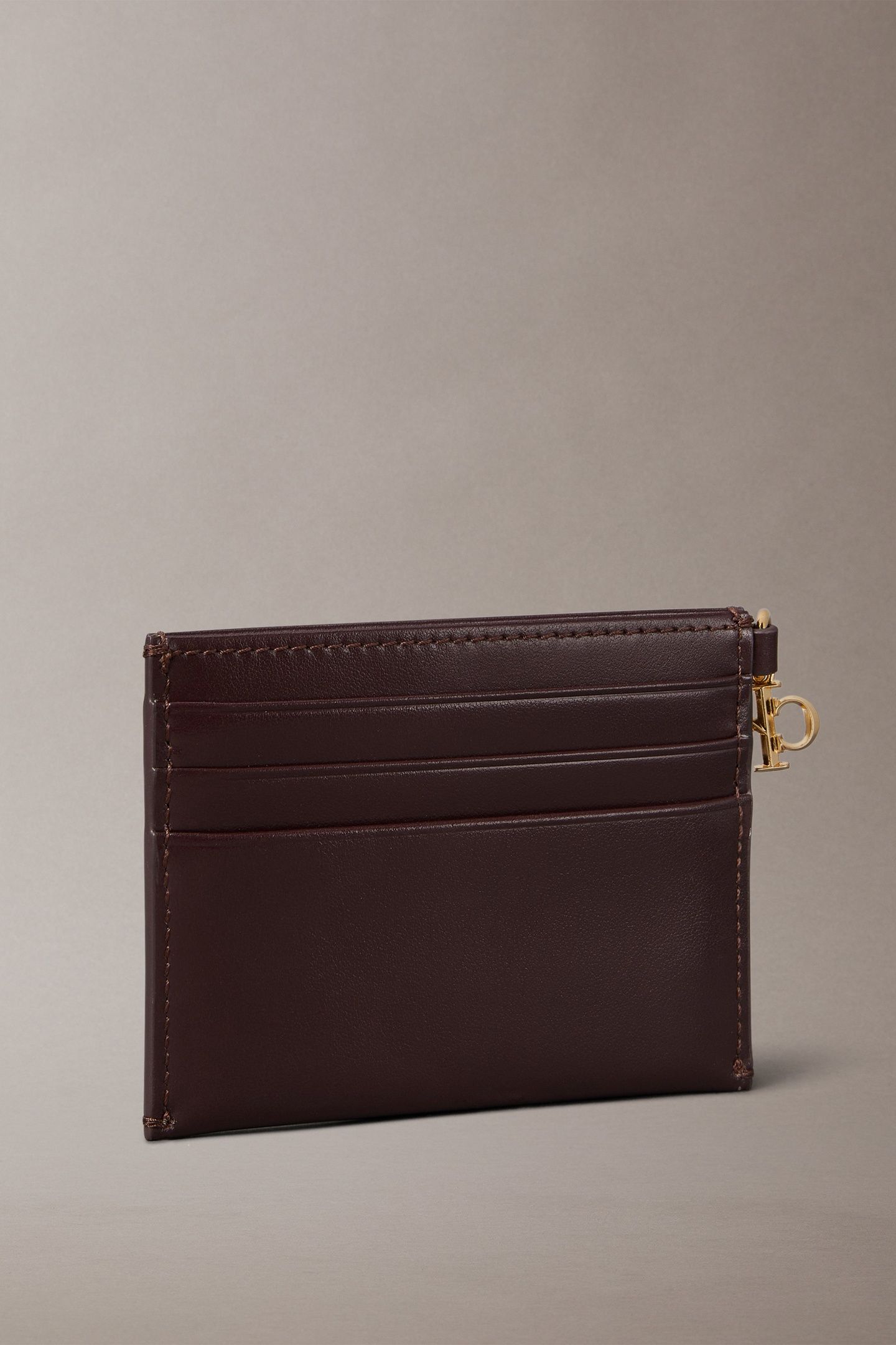 CK ZIP CARDCASE 6CC FUDGE 2