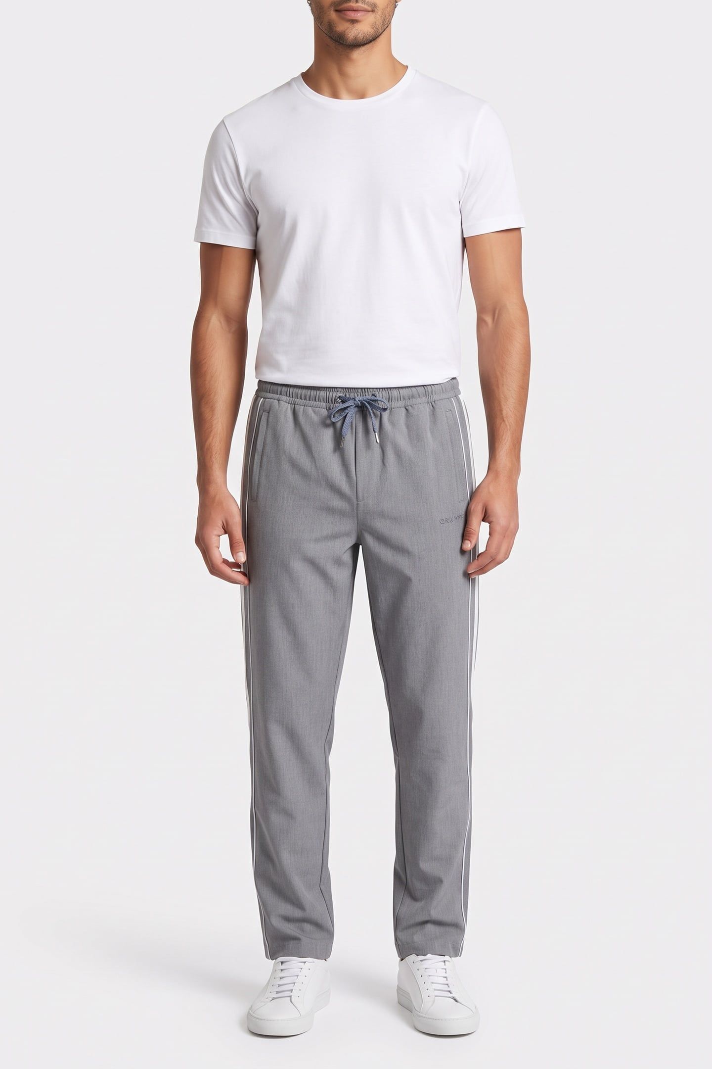 VISIONARY TRACKPANTS GREY/GOLD 1