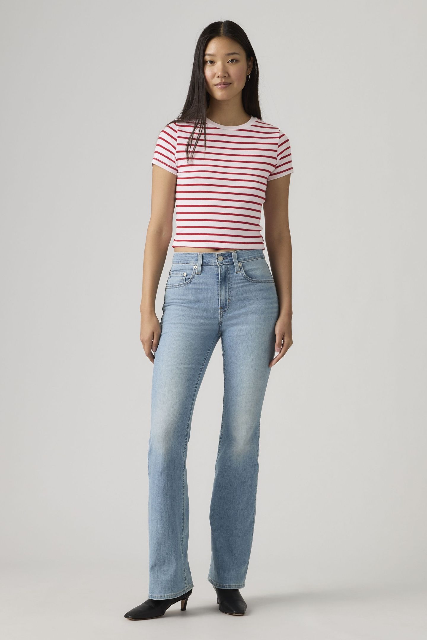 726™ HIGH RISE FLARE LIGHTWEIGHT JEANS 1