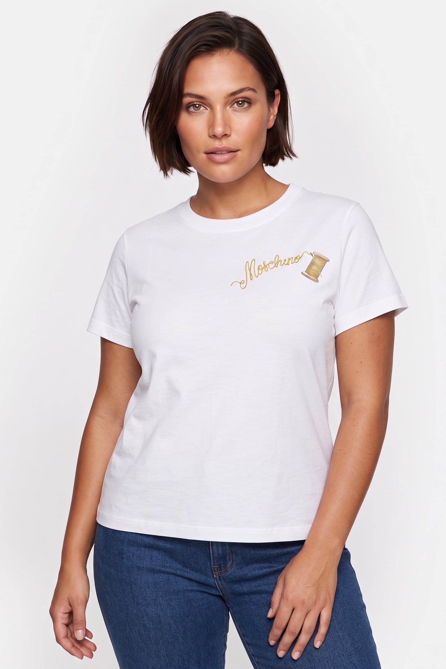 T-SHIRT SARTORIAL LOGO EMBROIDERY WHITE 1