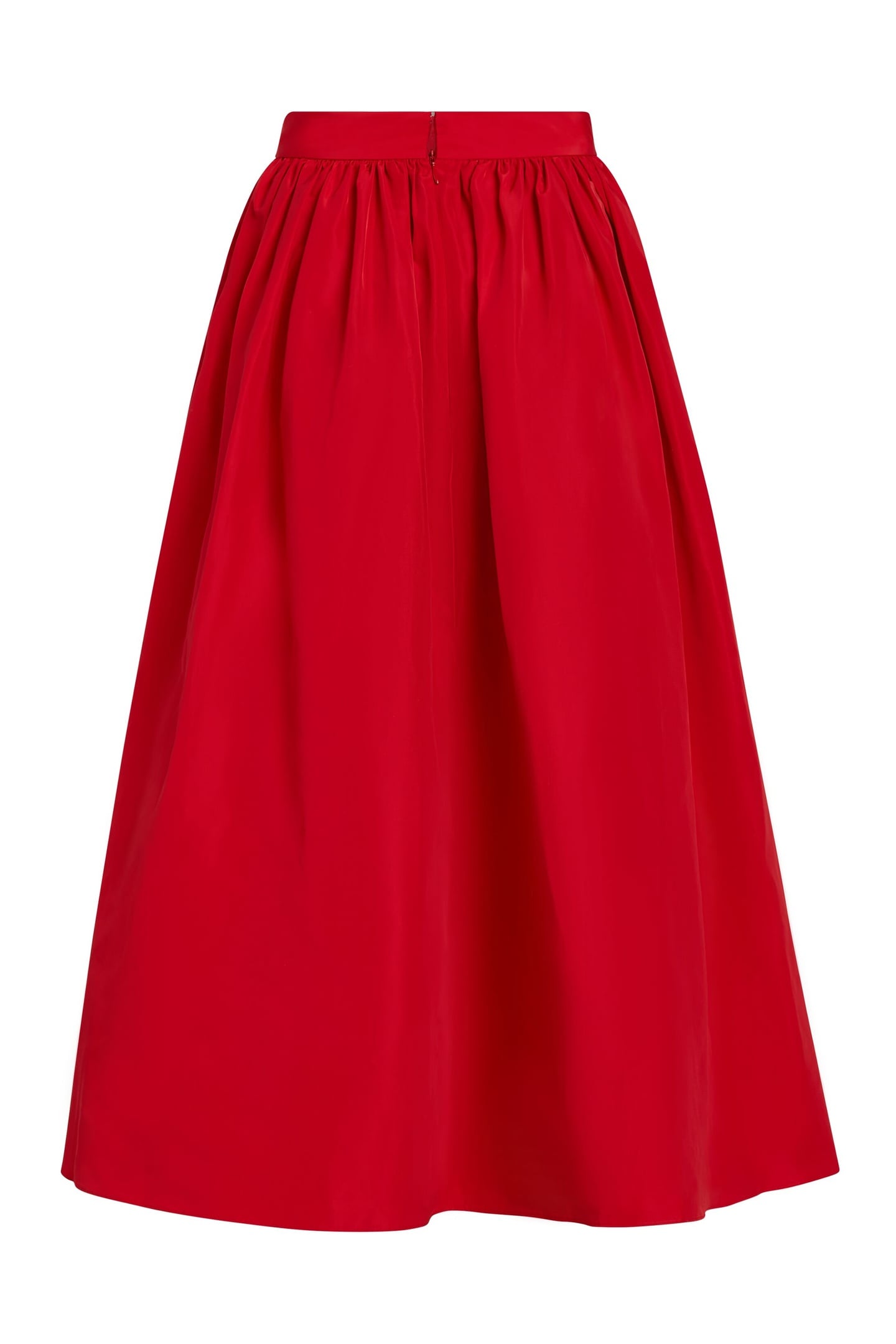 VOLUMINOUS SKIRT RACING RED 5