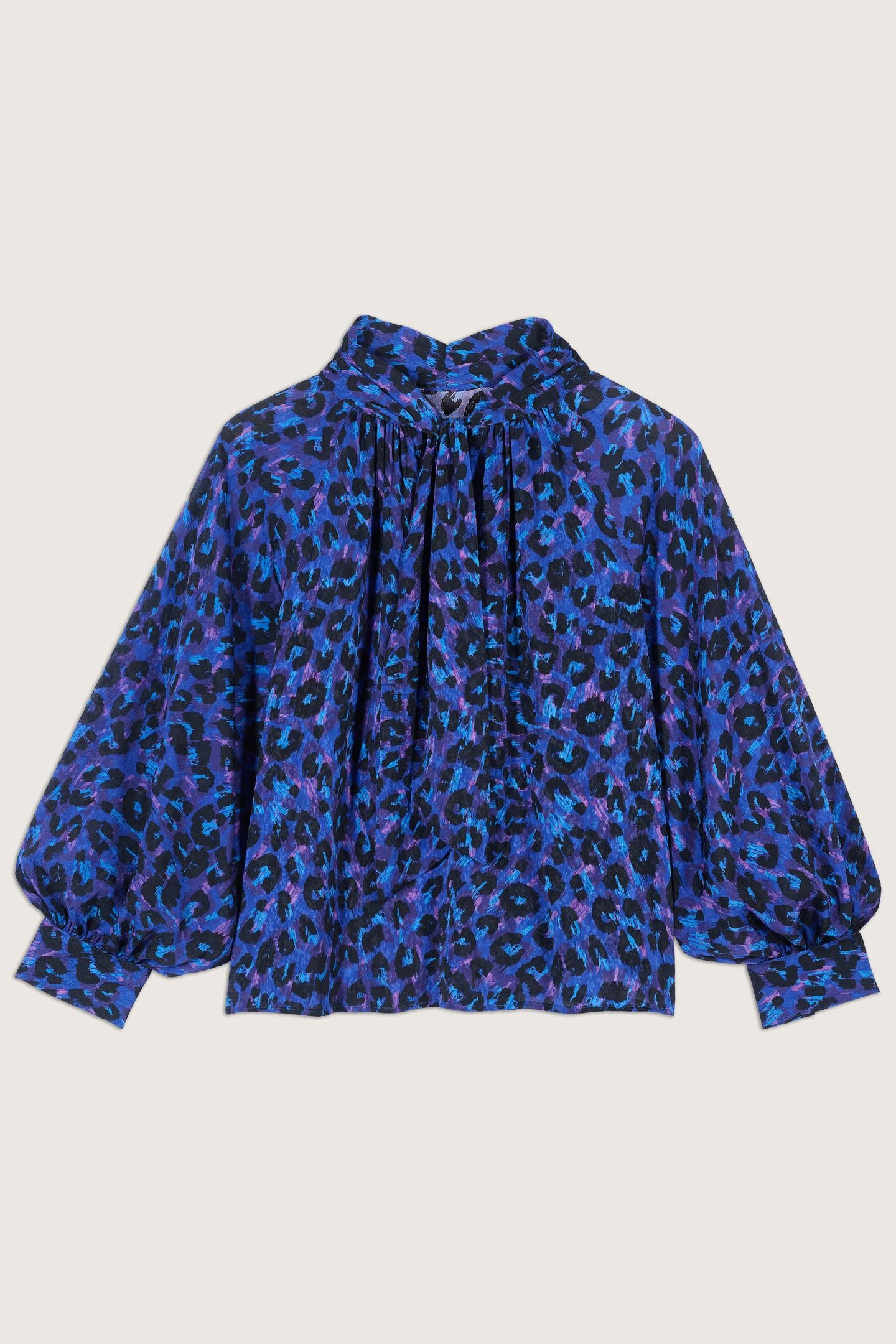 LONG SLEEVES BLOUSE BLUE 2