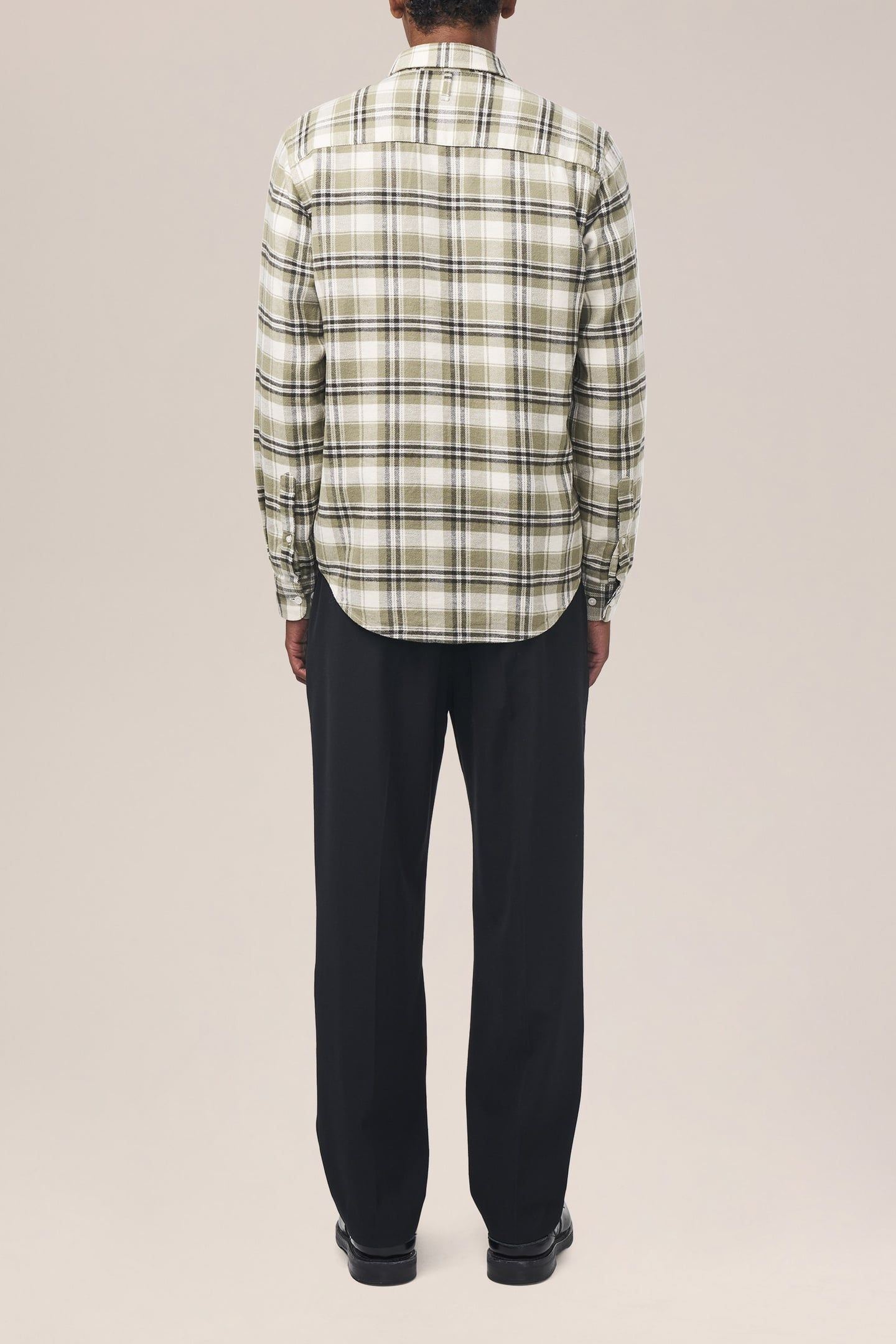 ARNE SHIRT 5166 GREEN CHECK 2