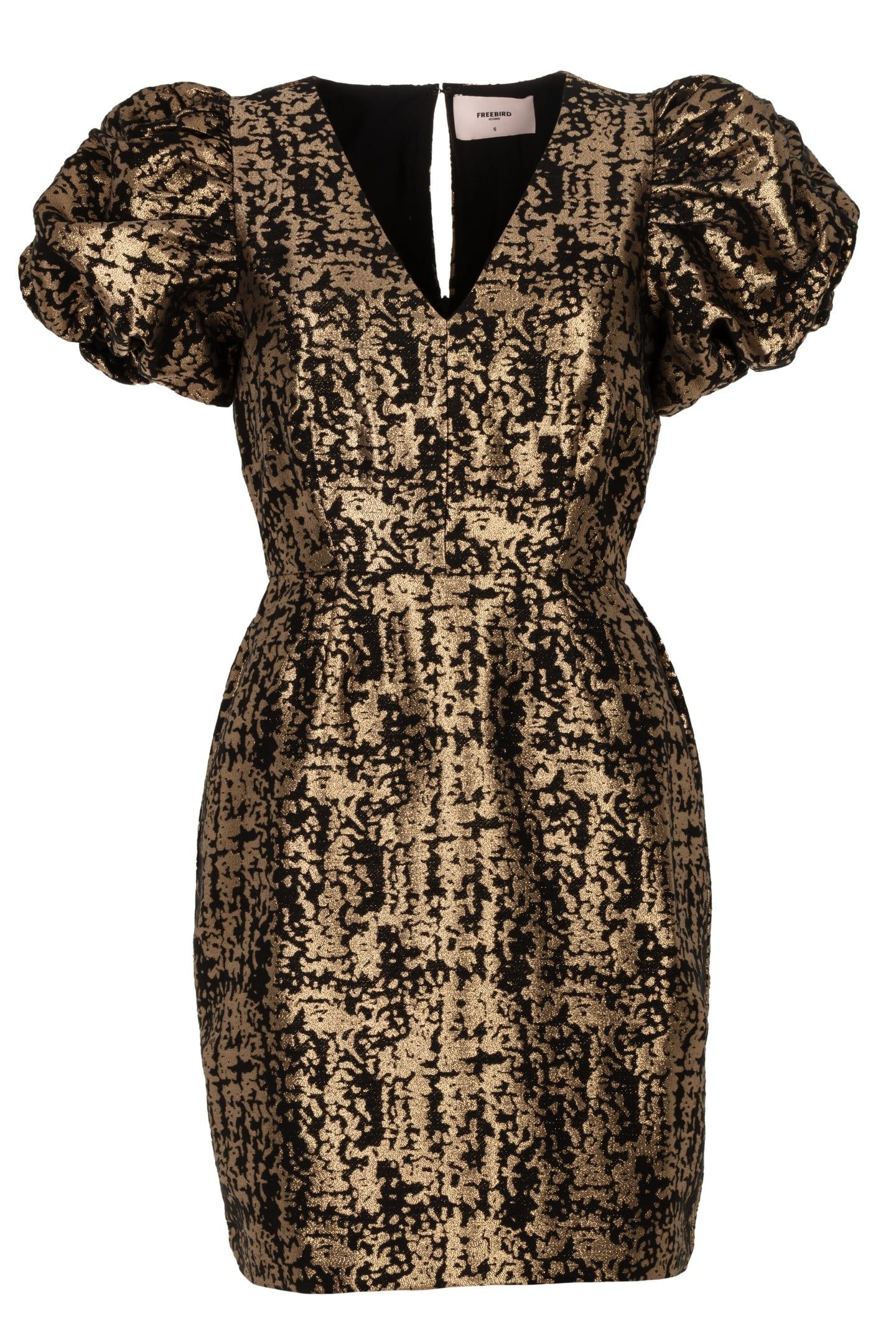 DEANNA DRESS BLACK GOLD 2