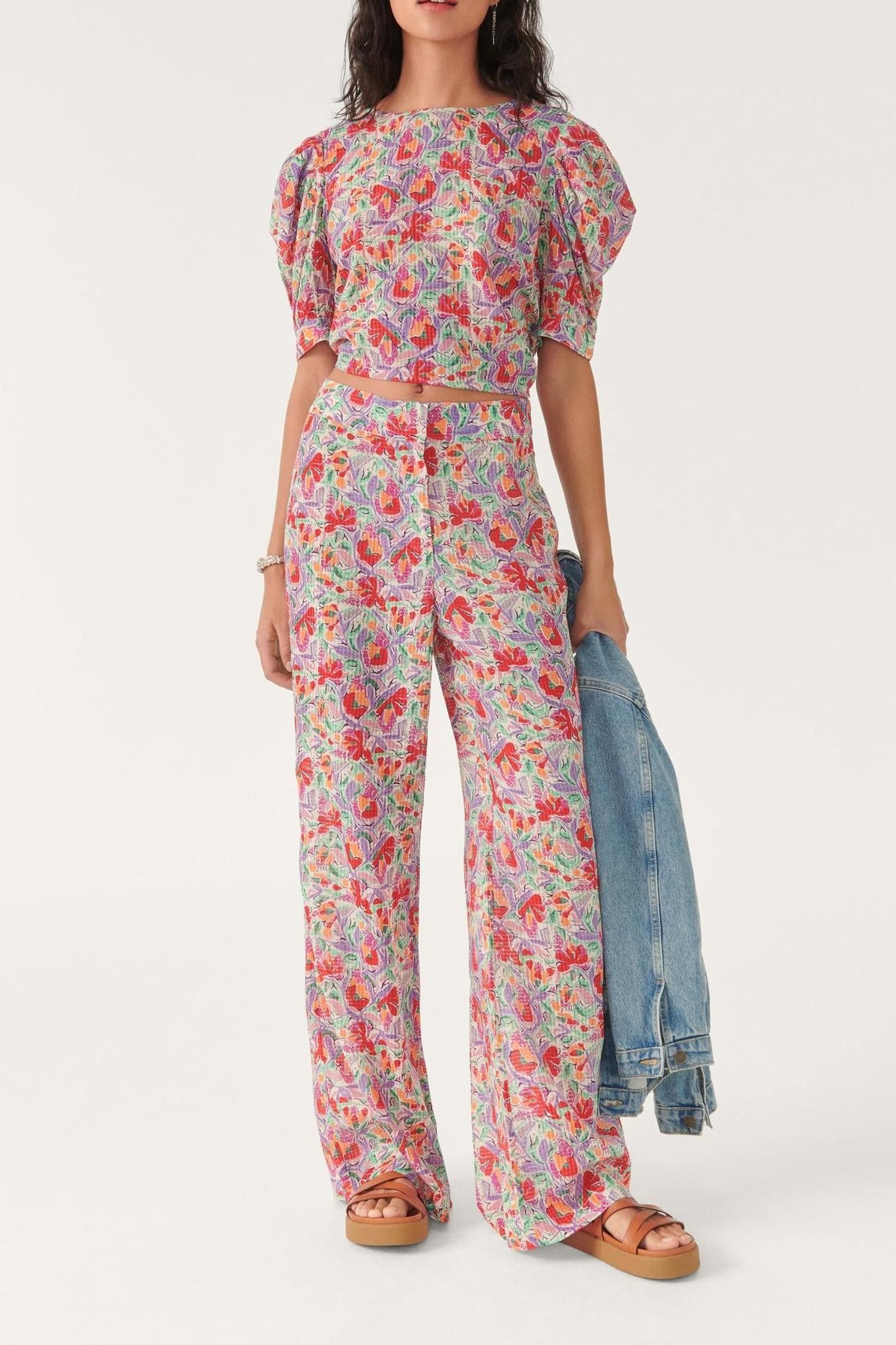 WIDE TROUSERS ECRU 4