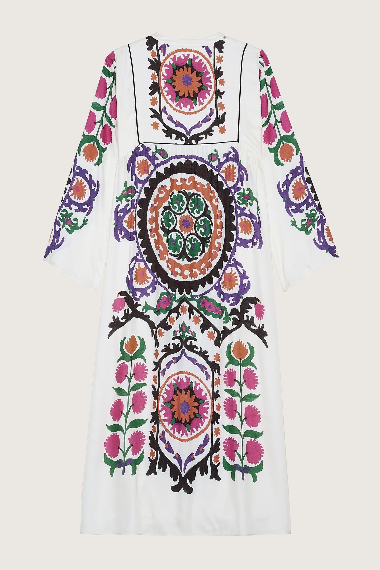 MID-LENGTH DRESS ECRU 4