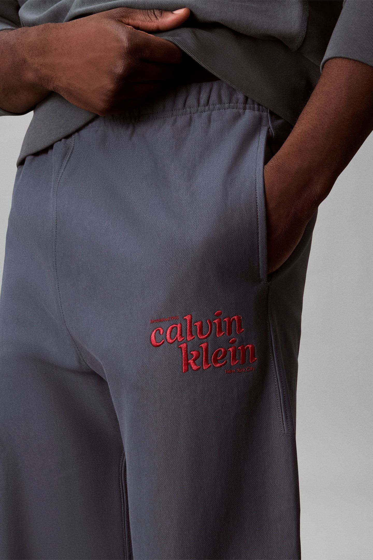 PREMIUM TERRY GRAPHIC SWEATPANTS DARK SLATE 5