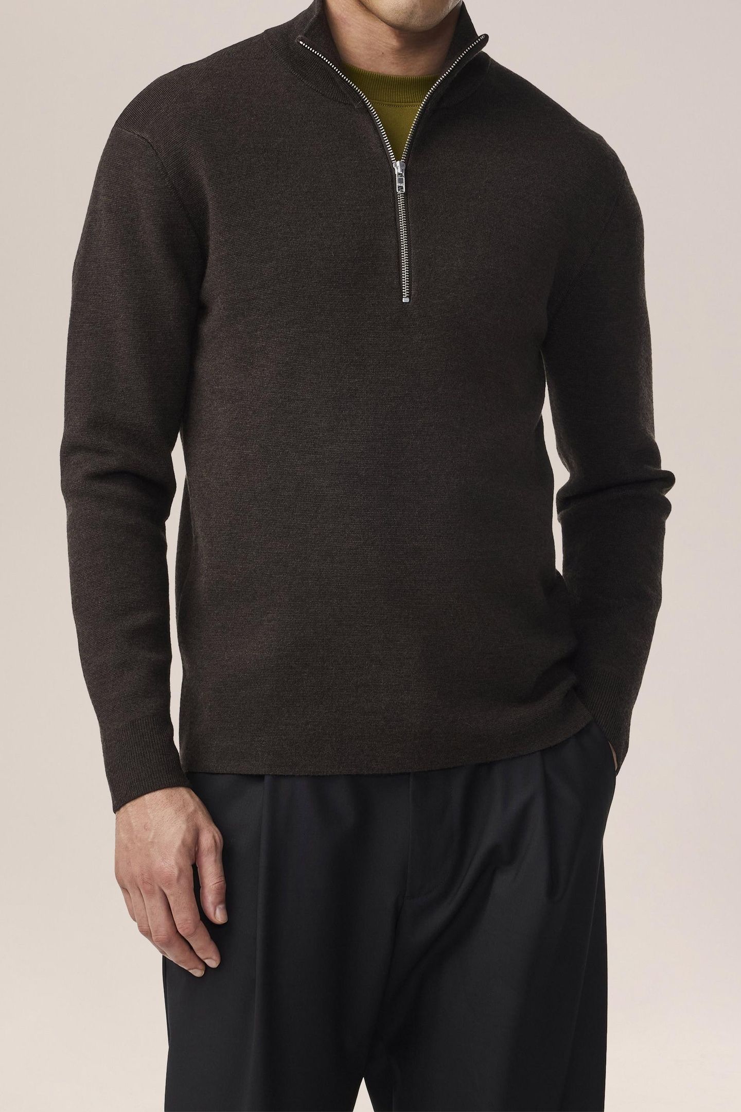 HARALD HALF ZIP 6530 DEMITASSE 3