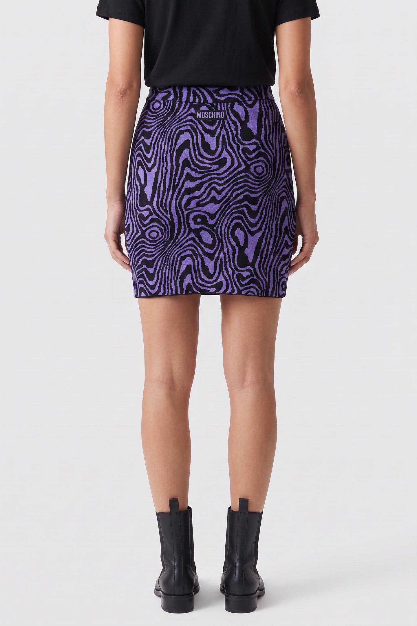 KNITTED SKIRT BLUE 2