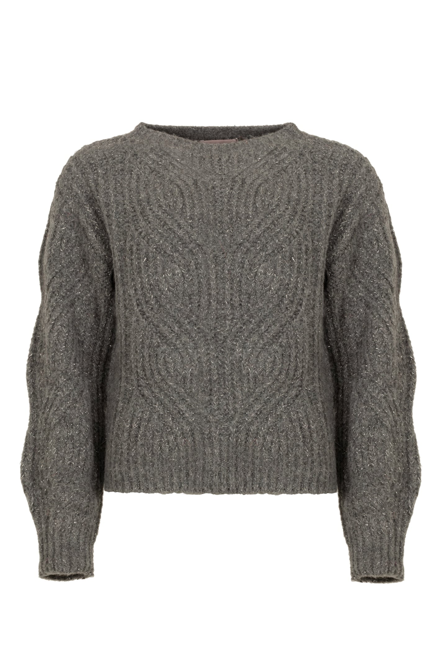KATHLEEN PULLOVER GREY MELANGE 2