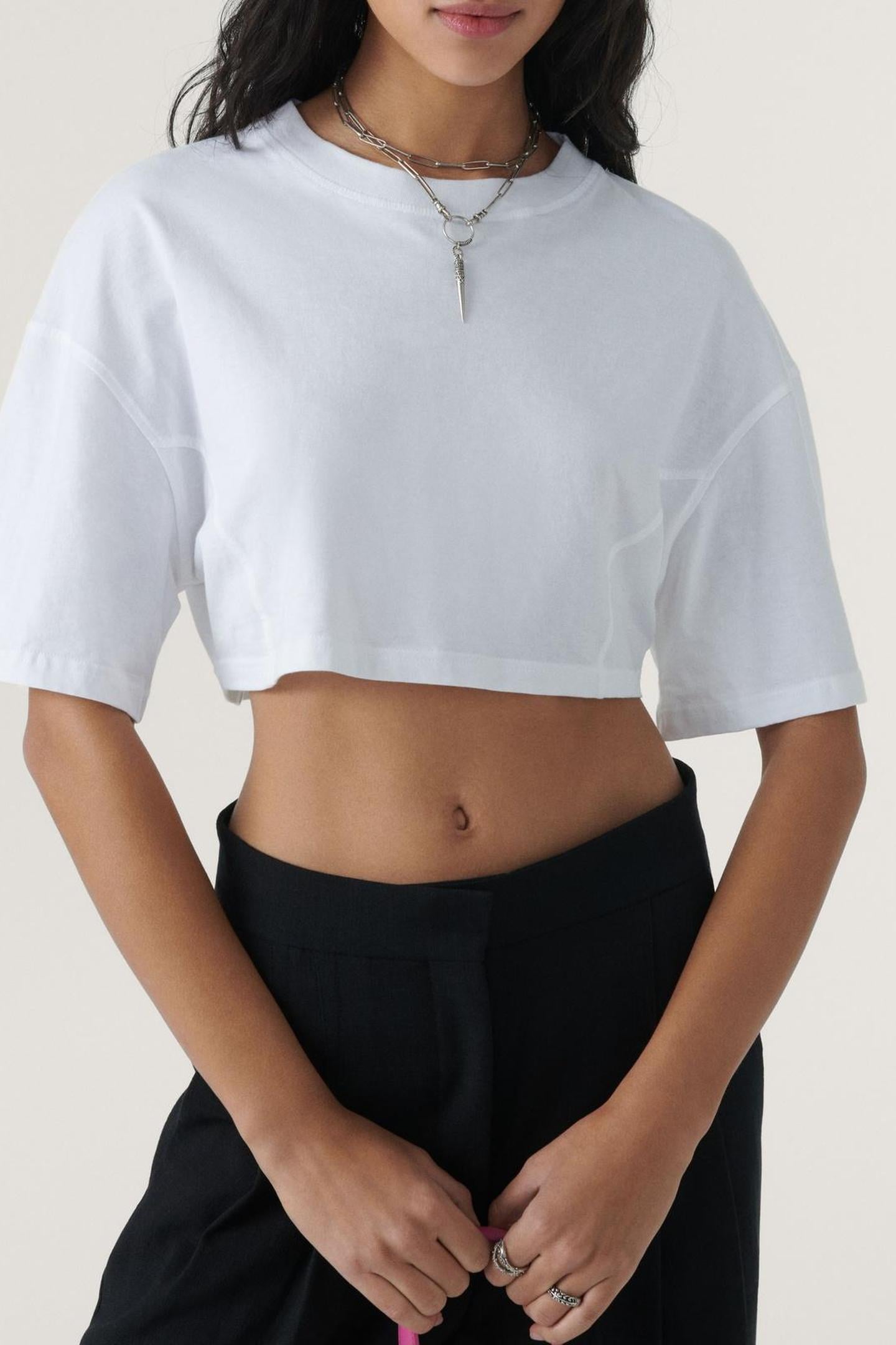 SHORT SLEEVES TEE BLANC 1