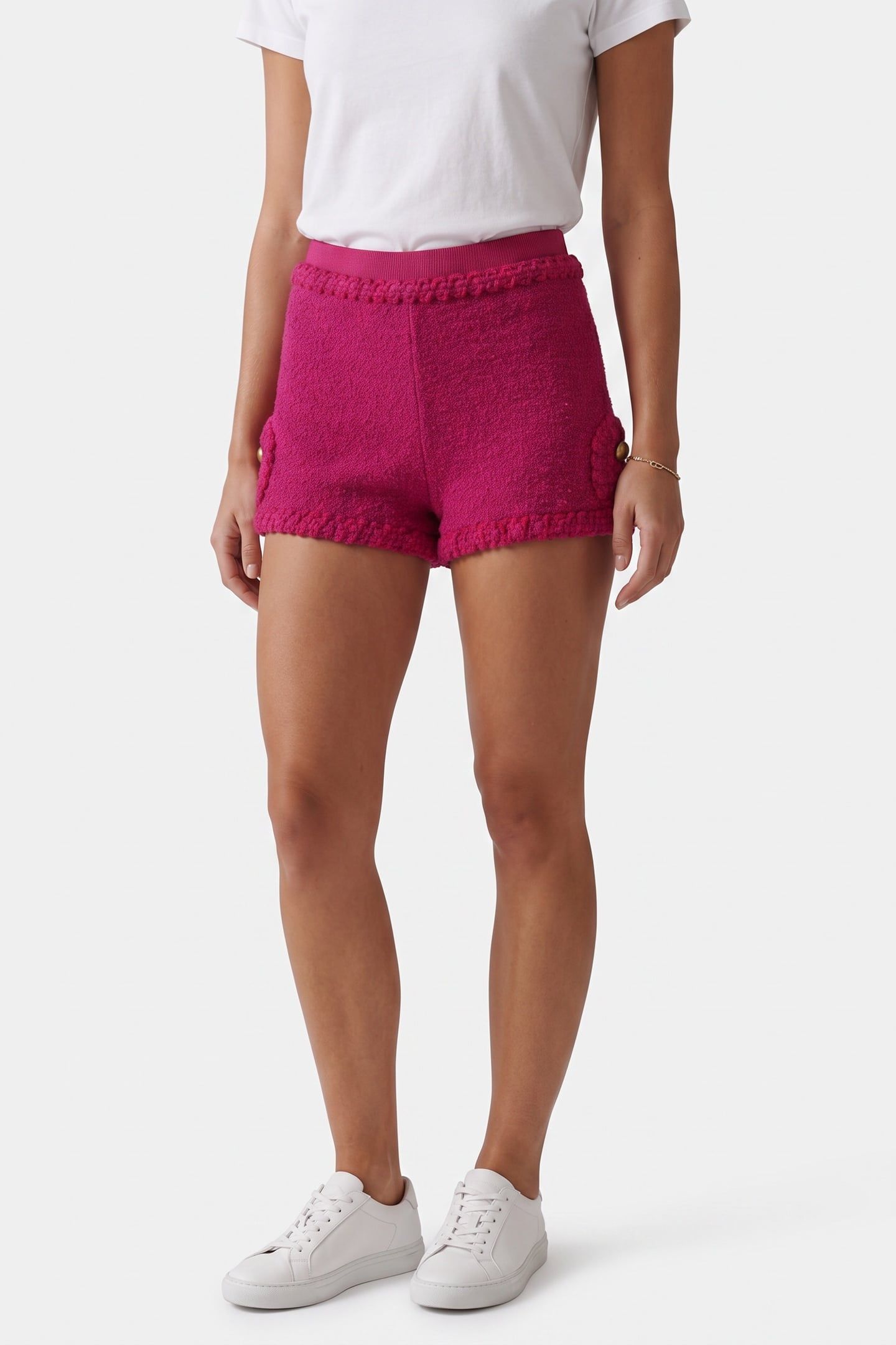 KNITTED TROUSERS PURPLE 1