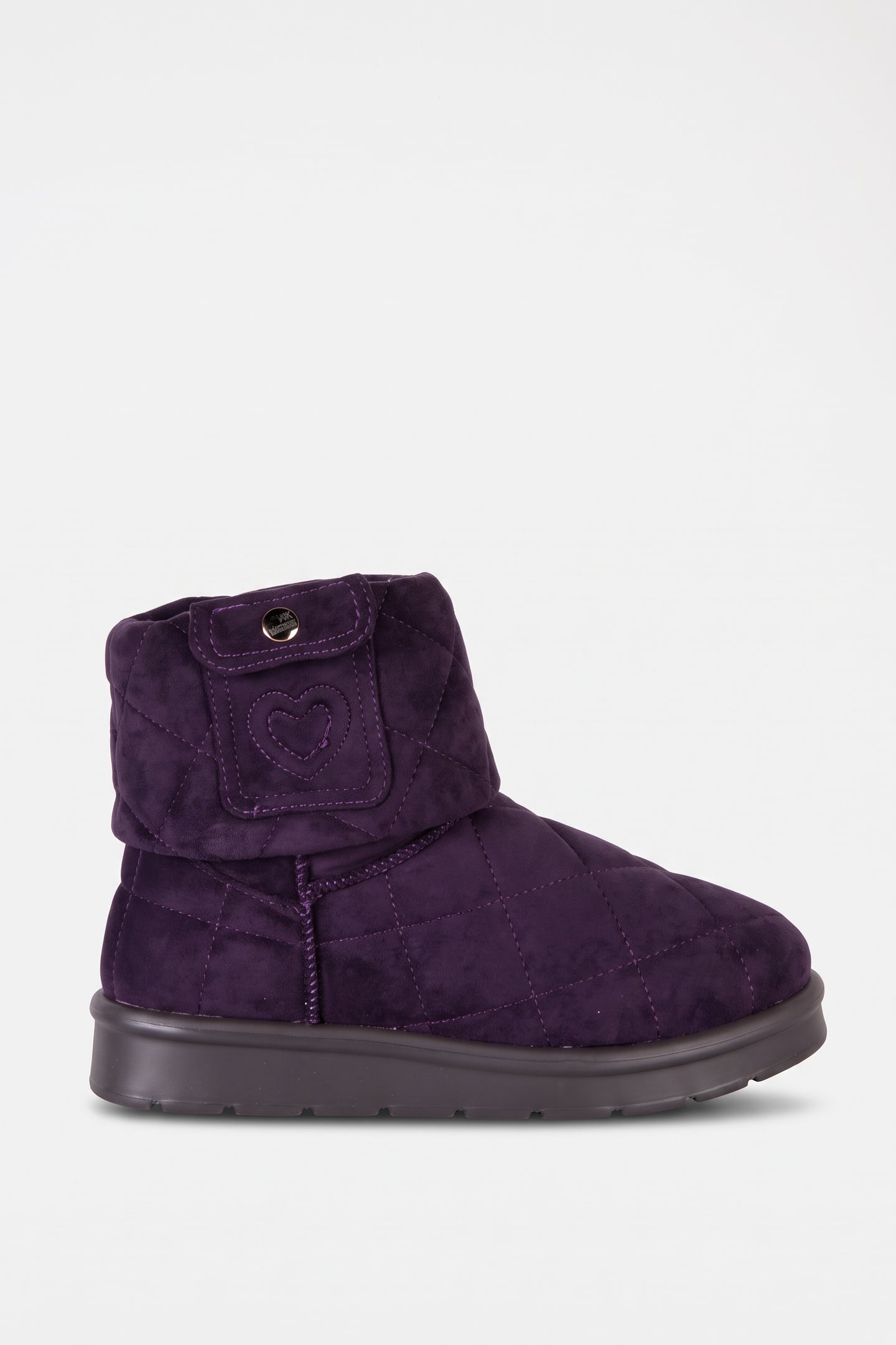 ANKLE BOOTS IN SOFT QUILTED FABRIC BLUE 1