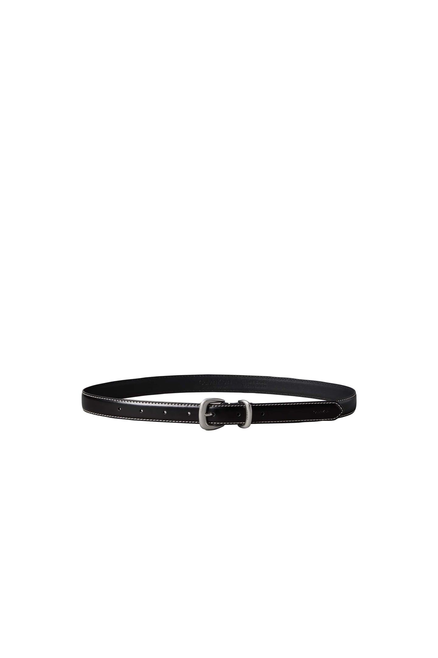 2PIECE LOGO 25MM CONV BELT BLACK/ANTIQUE NICKEL 1