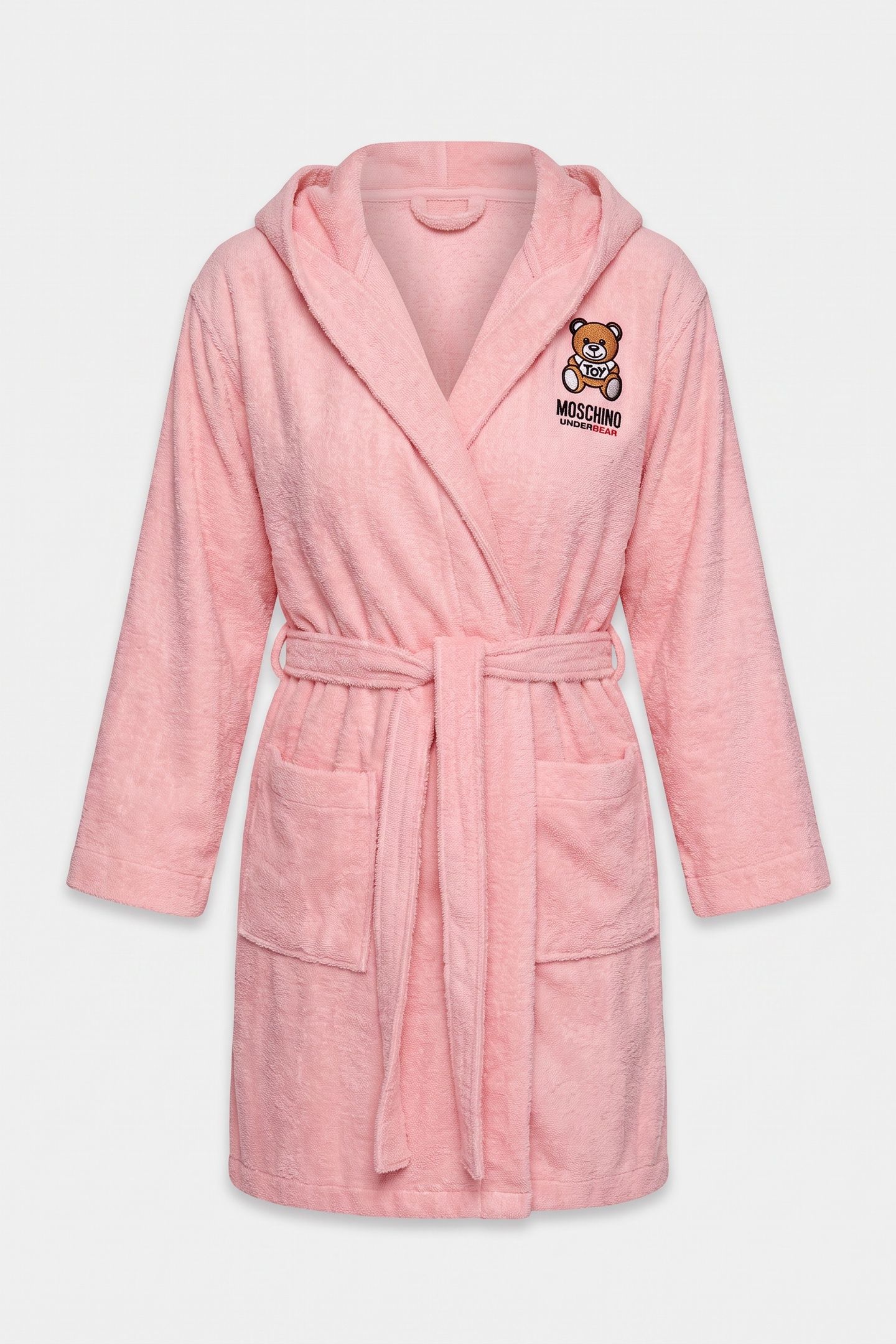BEACH TOWEL BATHROBE PINK 3