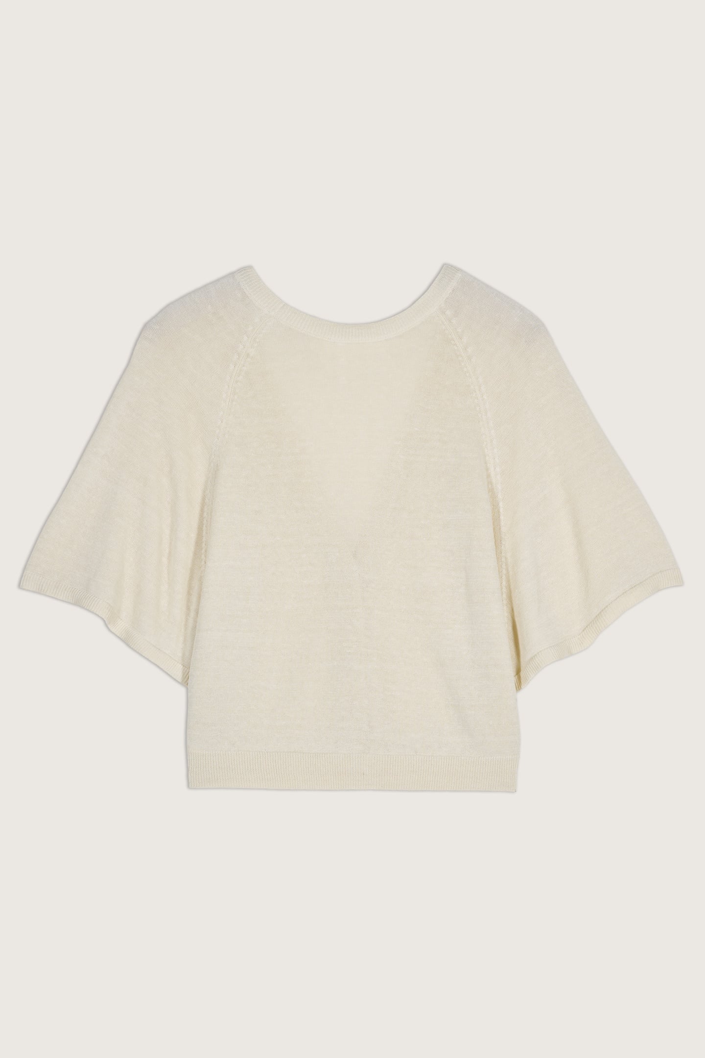 SHORT CARDIGAN ECRU 8