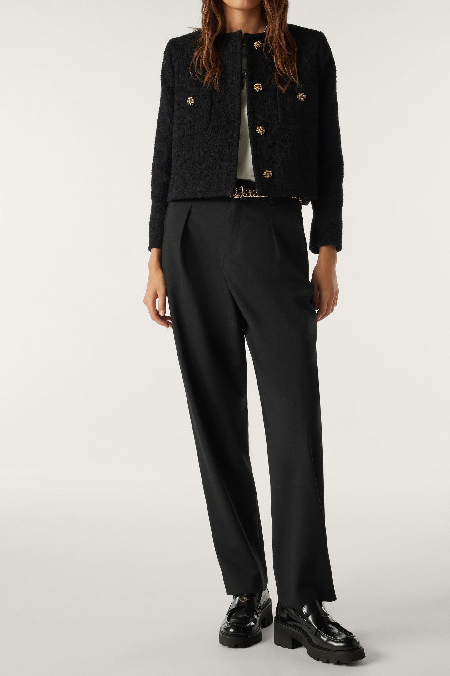 STRAIGHT TROUSERS BLACK 2