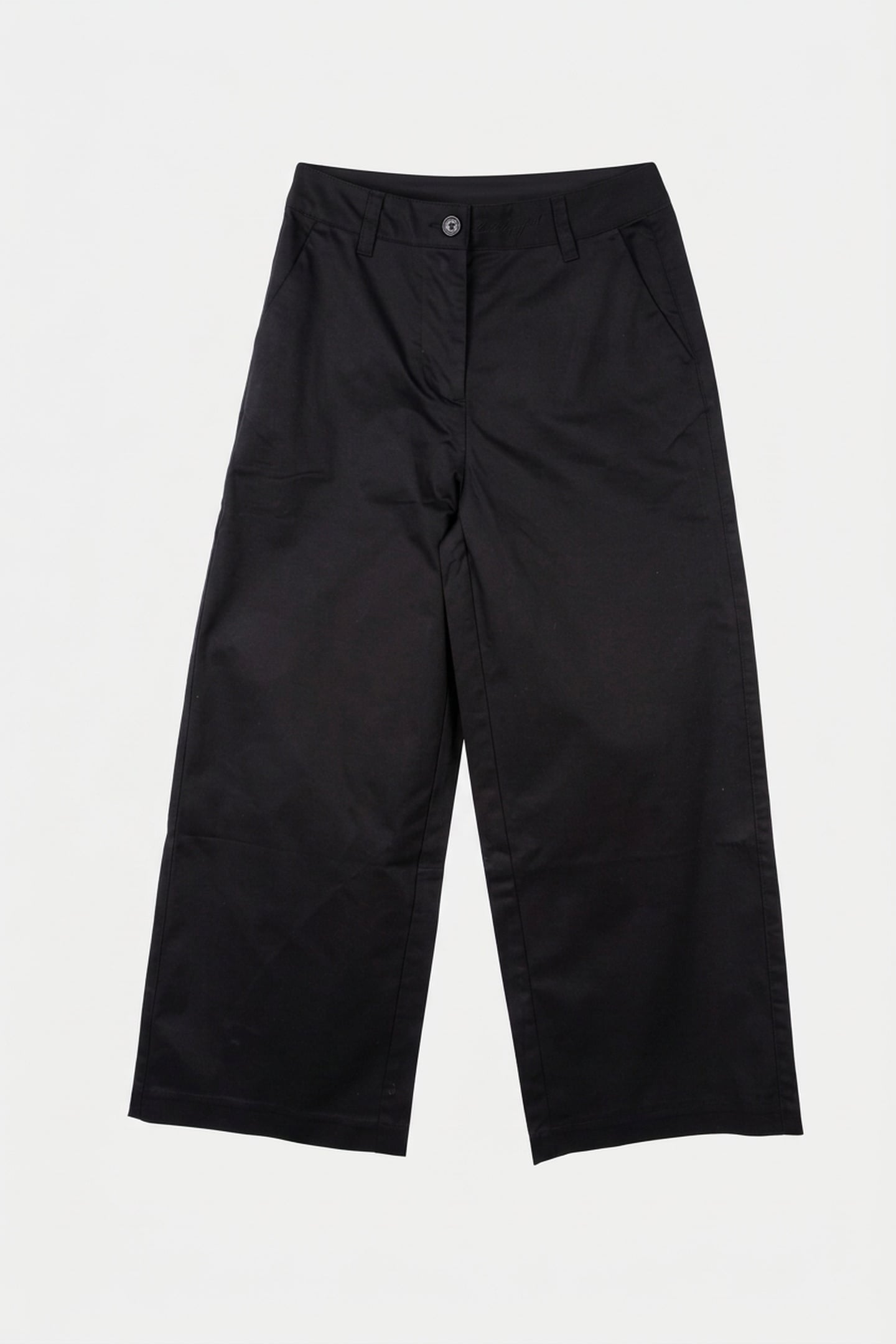 CHINO CULOTTE PANTS BLACK 3