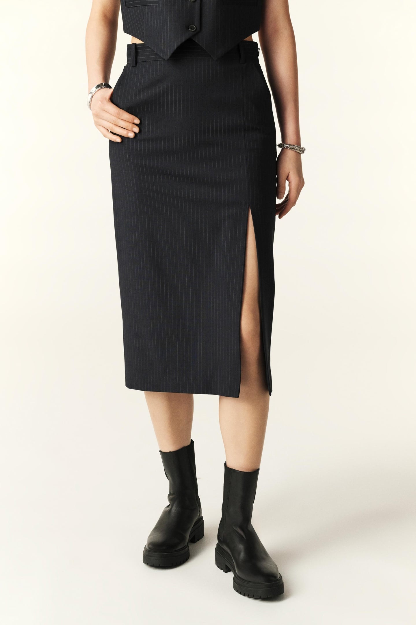 MID-LENGTH SKIRT BLUENUIT 3