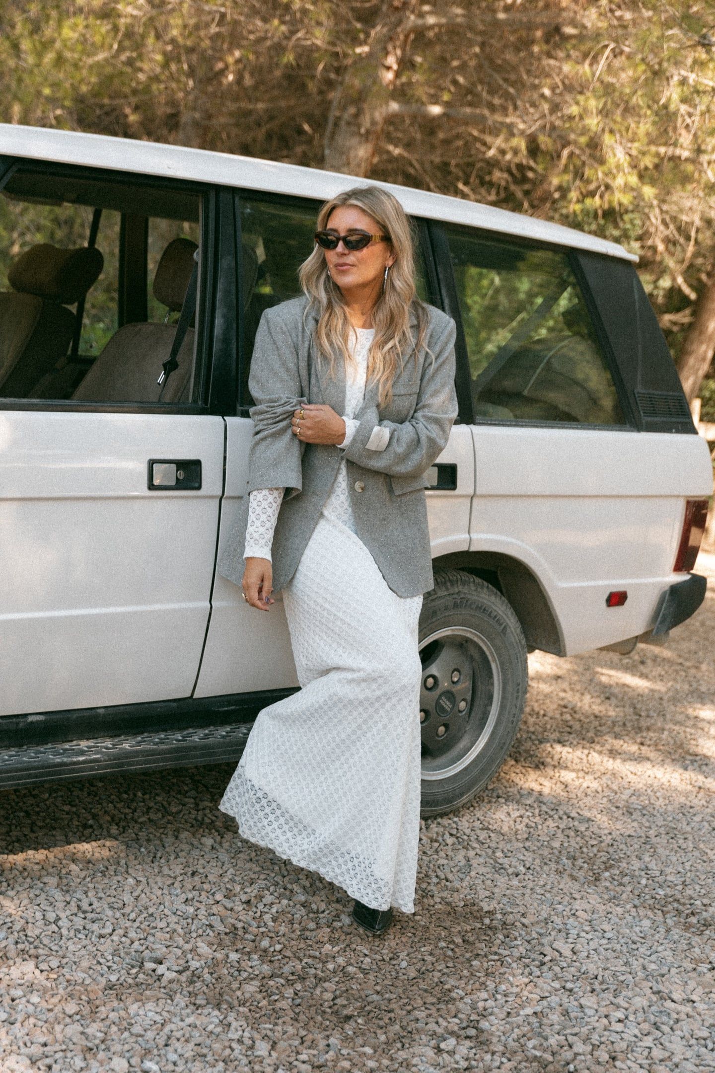 PERLA BLAZER GREY MARL 3