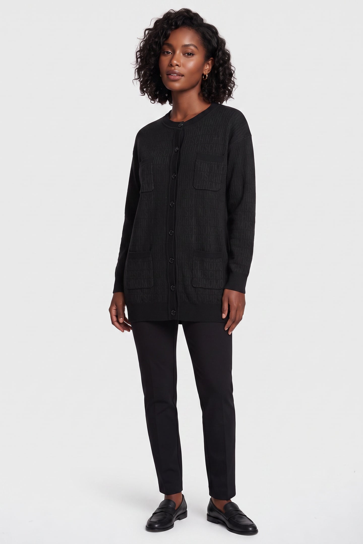 KNITTED JACKET BLACK 1
