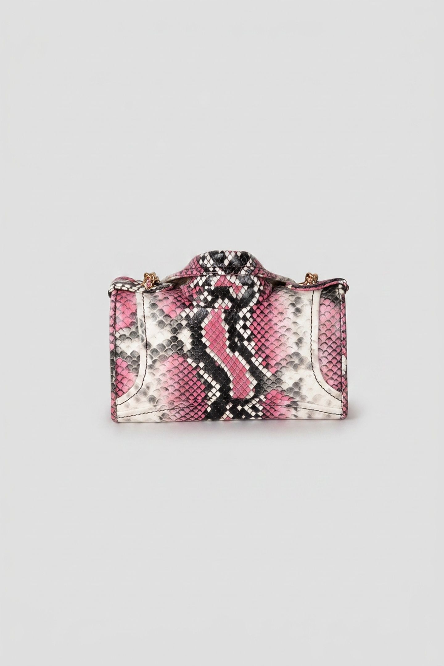 WALLET ON CHAIN BIKER BAG PINK 3