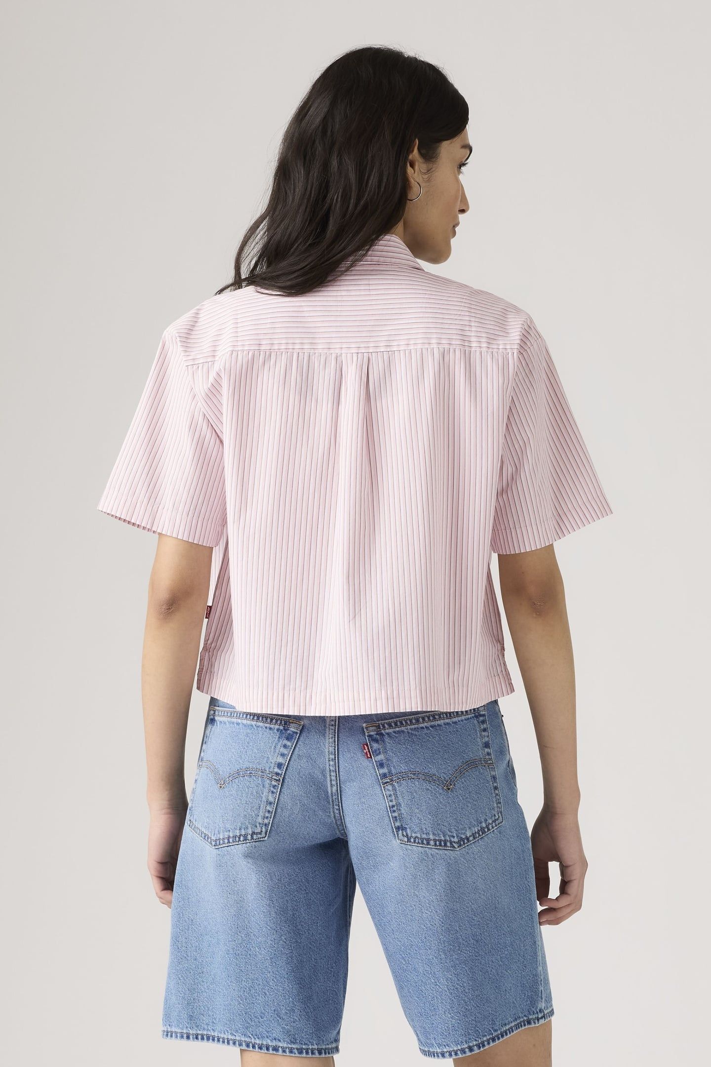 HARLIE SHORT SLEEVE CROPPED SHIRT 2