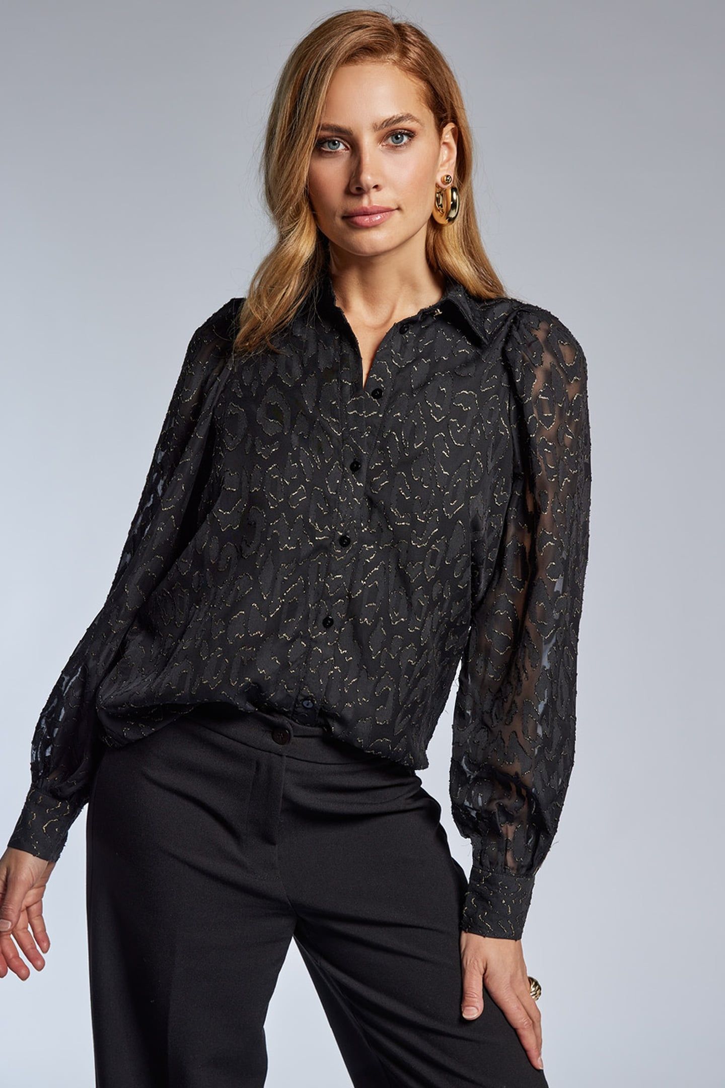 KENDALL BLOUSE BLACK 1