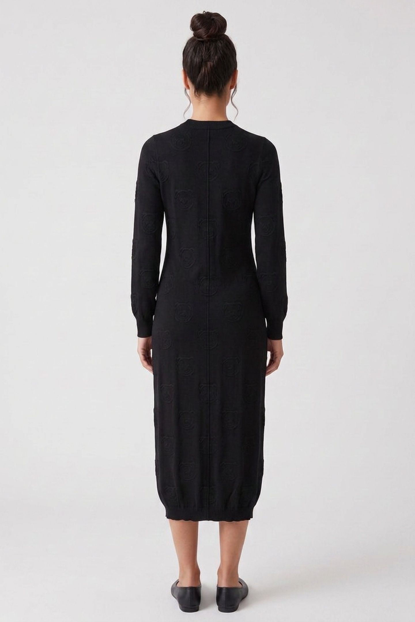 KNIT DRESS BLACK 2