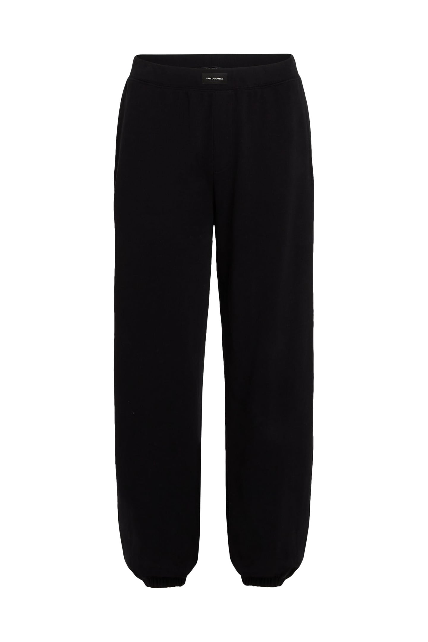 ESSENTIAL LOGO CUFFED JOGGERS BLACK 4