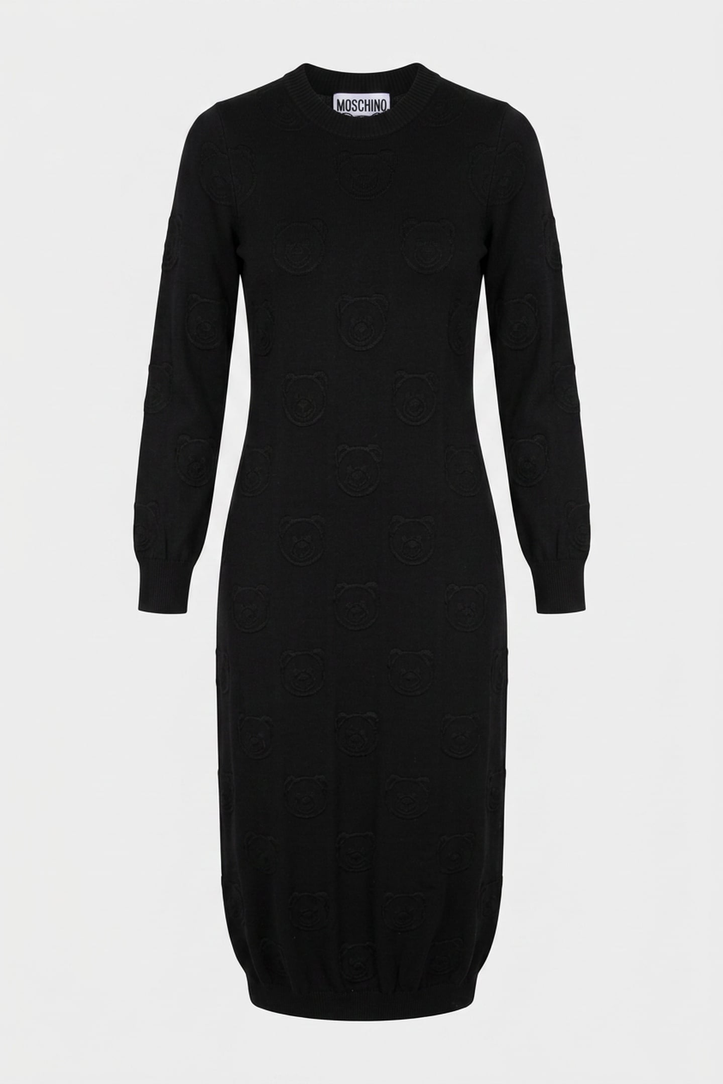KNIT DRESS BLACK 3