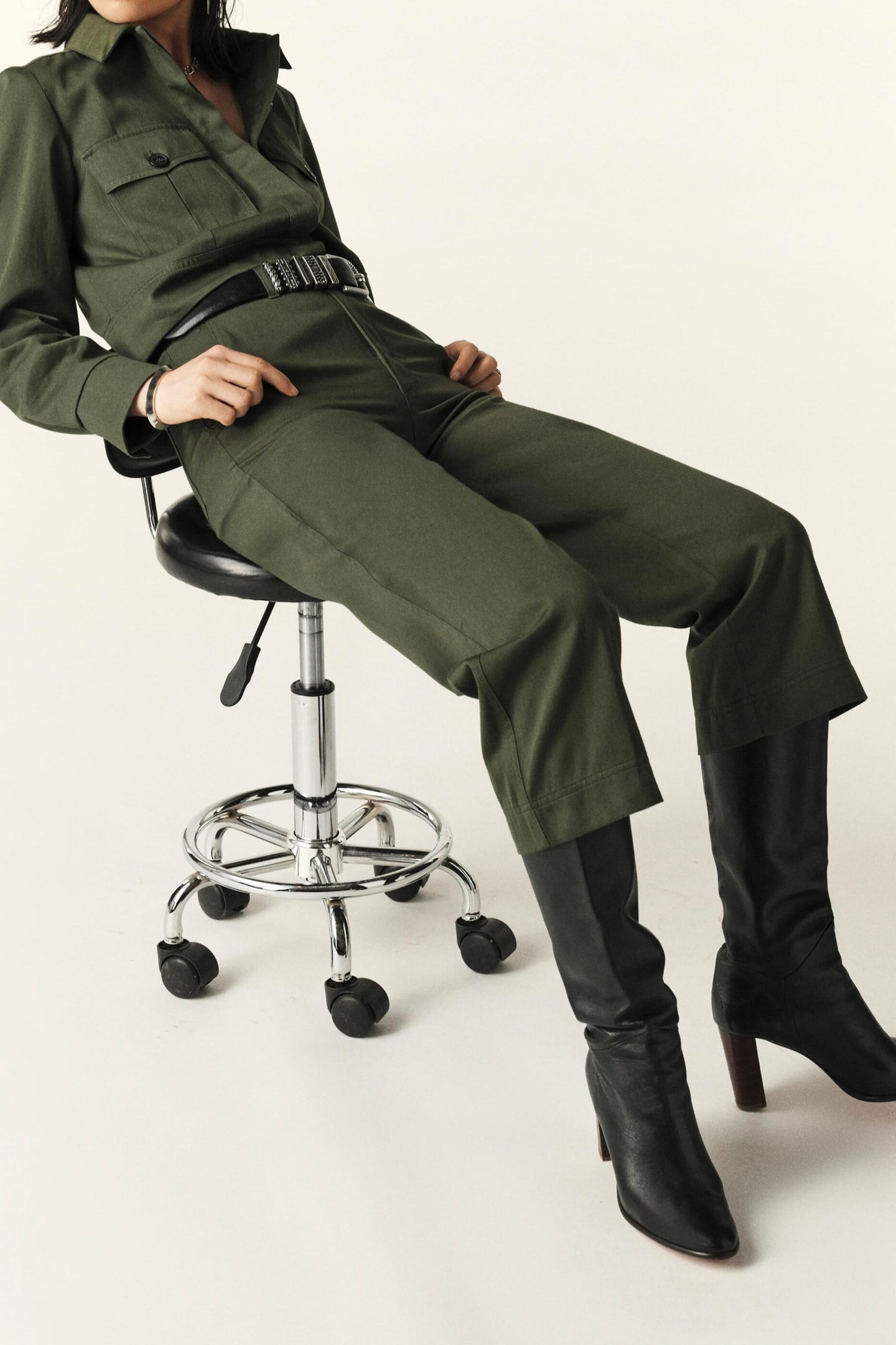 WIDE TROUSERS KAKI 7