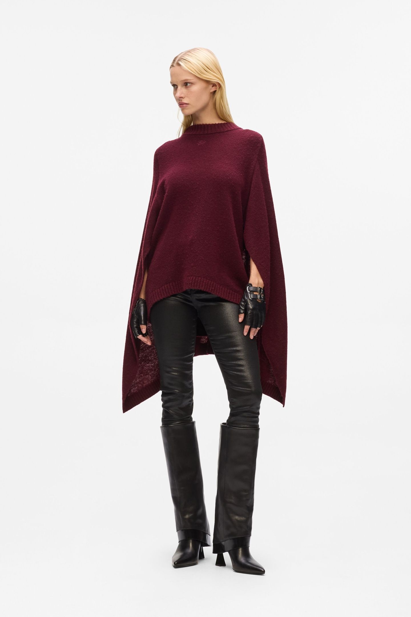 POLO KNIT CAPE WINDSOR BURGUNDY 1