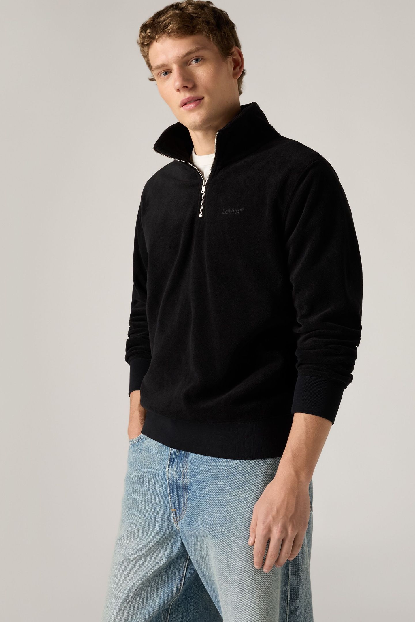 LSEORIGINAL HM 1/4 ZIP MINERAL BLACK 3