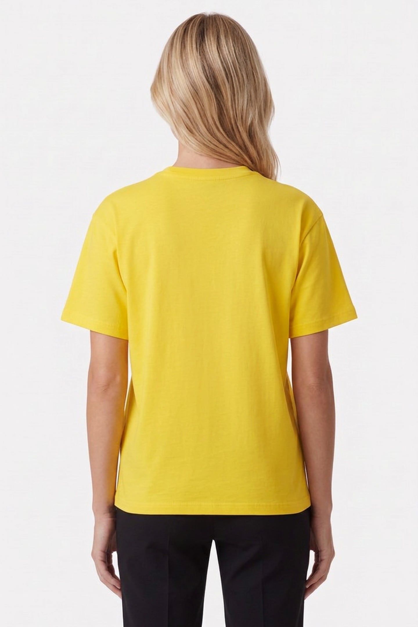 ORGANIC JERSEY T-SHIRT MULTICOLOR LOGO YELLOW 2