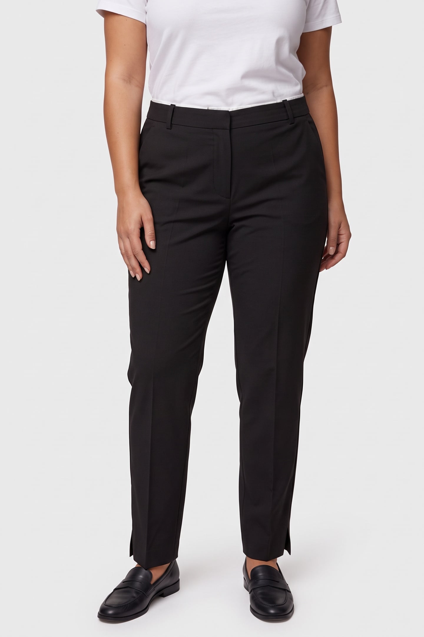 ELVINA SLIM LOW WAIST BLACK 1