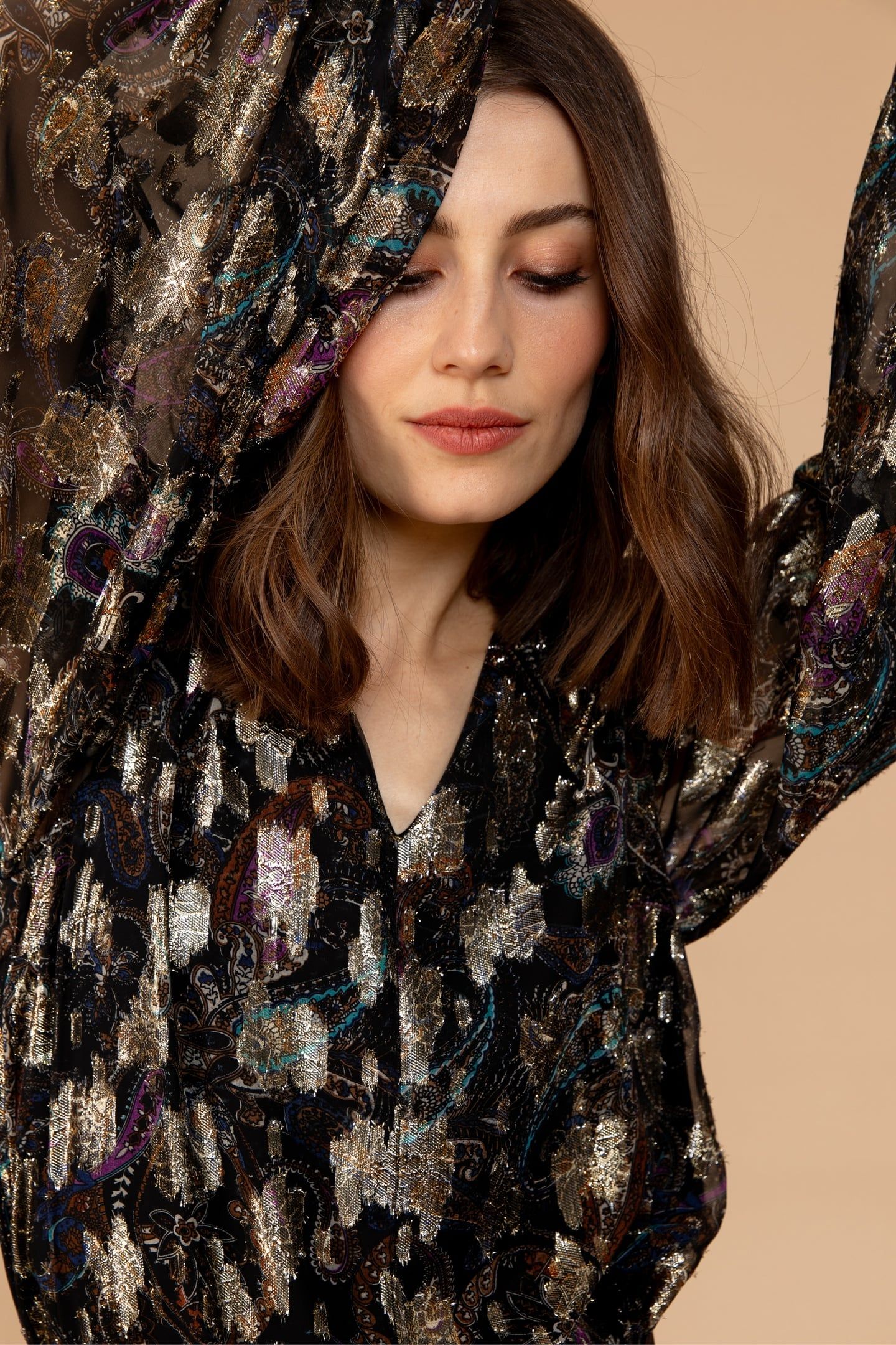 BEANDRA BLOUSE MULTI PAISLY 4