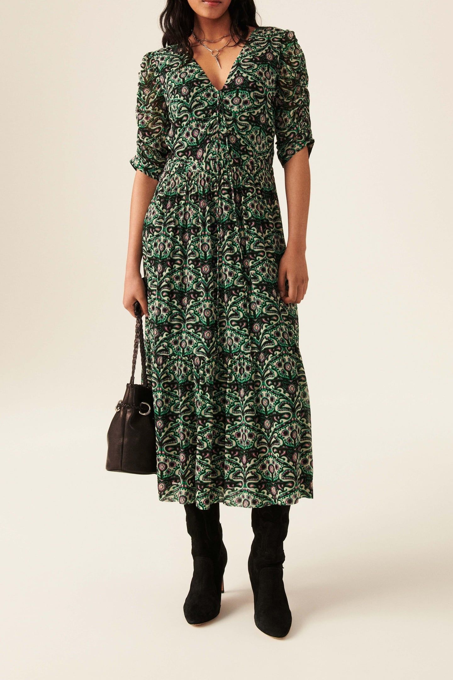 MID-LENGTH DRESS VERT 1