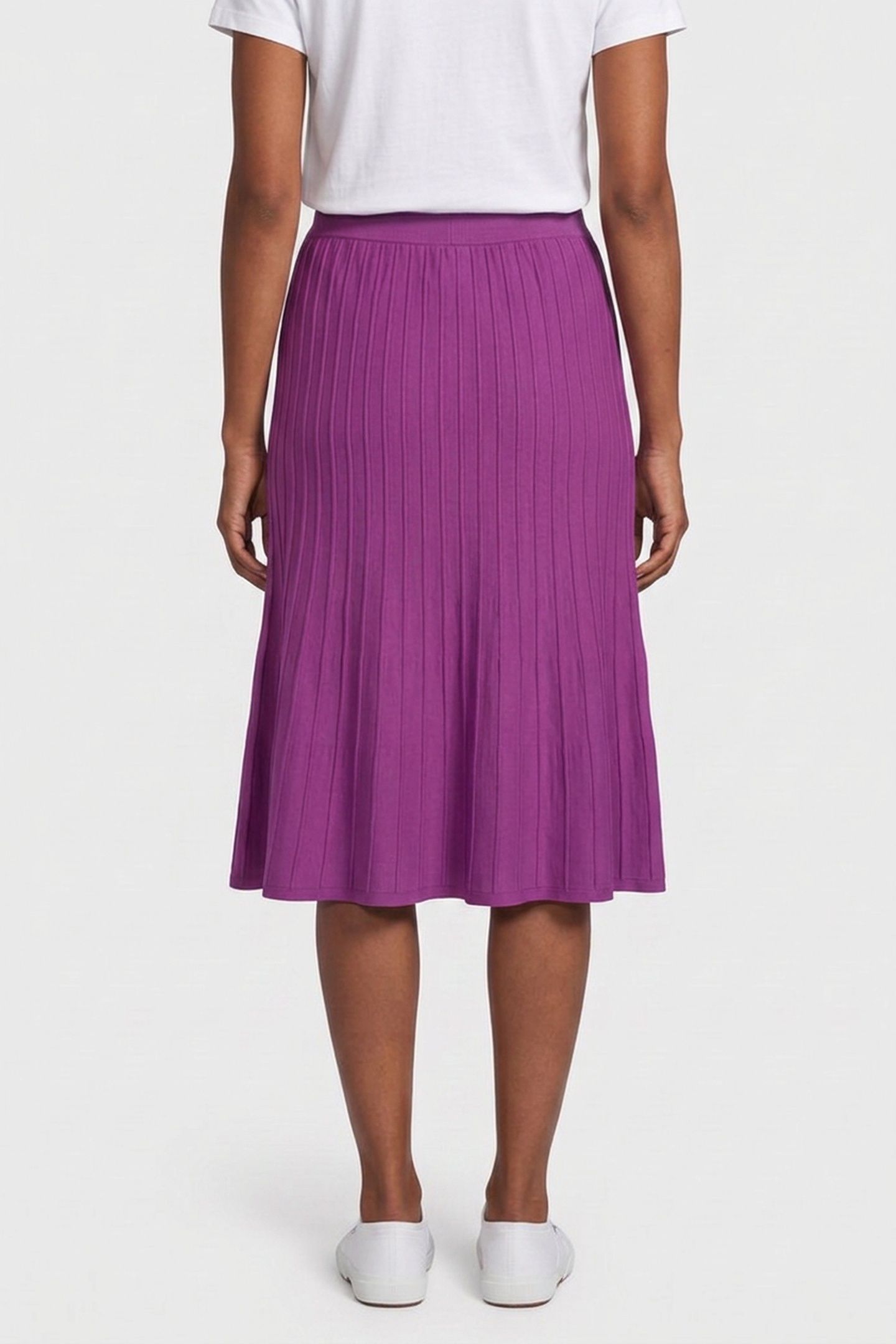KNITTED SKIRT PURPLE 2