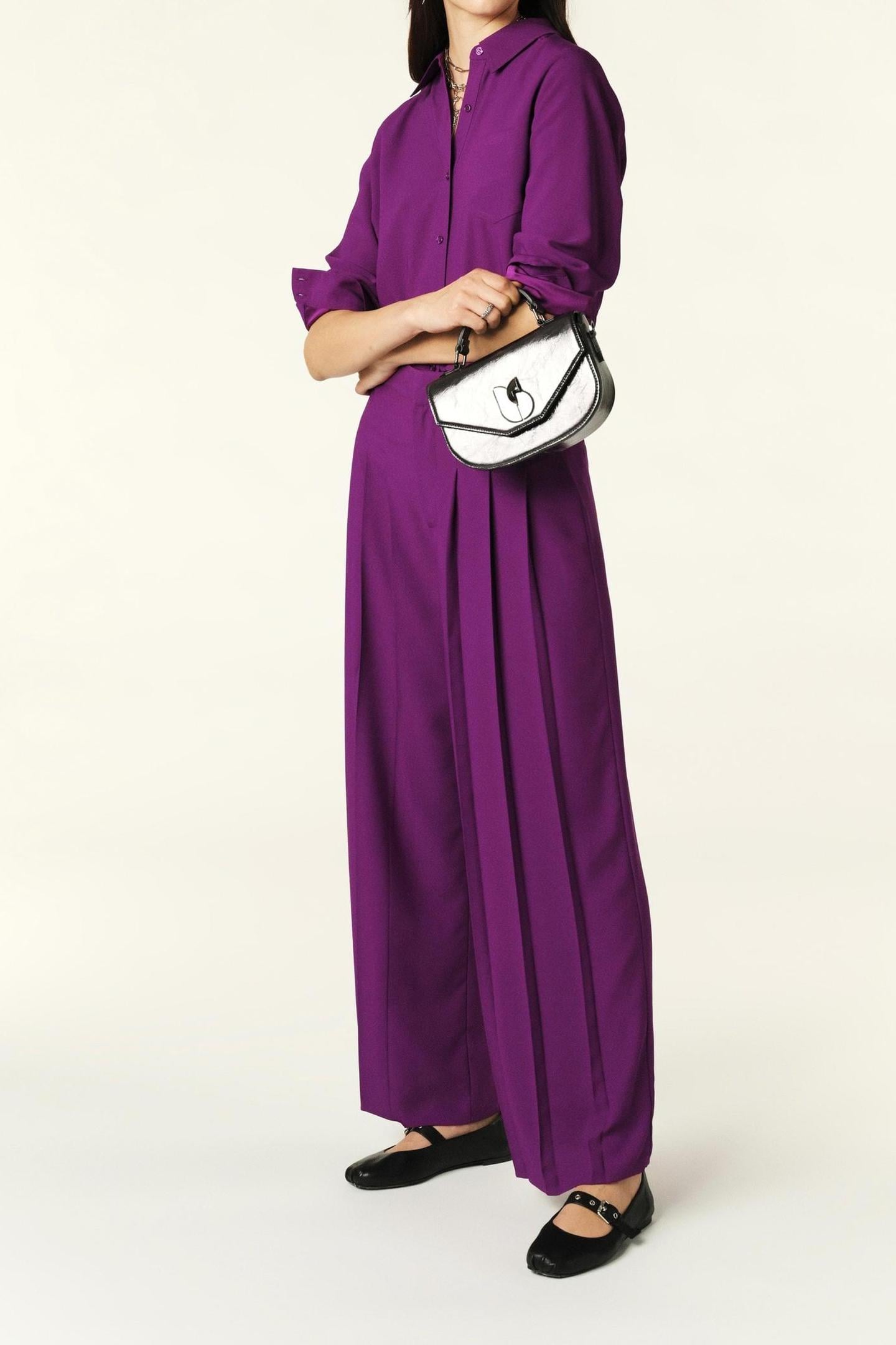 WIDE TROUSERS VIOLET 2