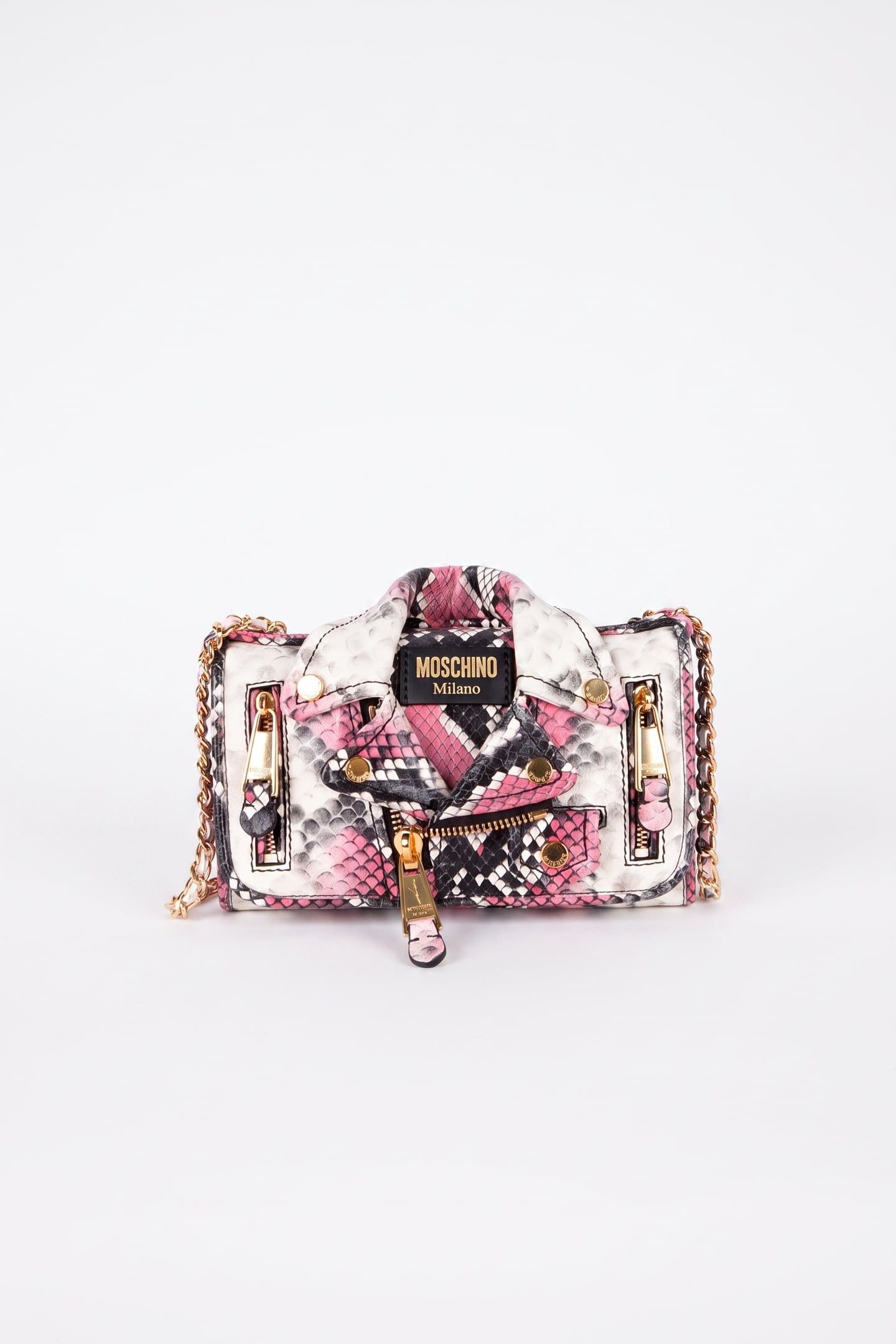 WALLET ON CHAIN BIKER BAG PINK 2
